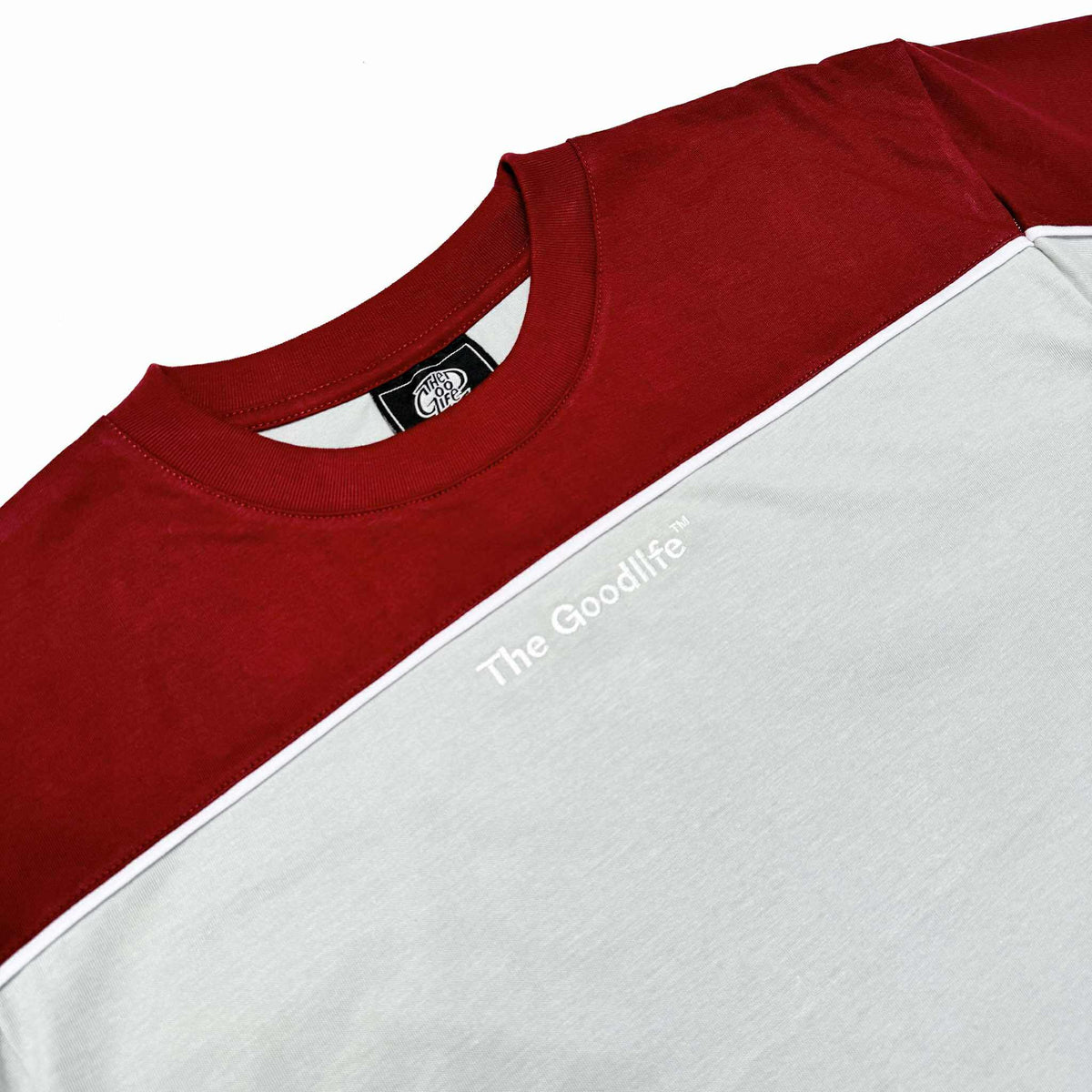 GOTESK (MAROON/LIGHT GRAY) T-SHIRT