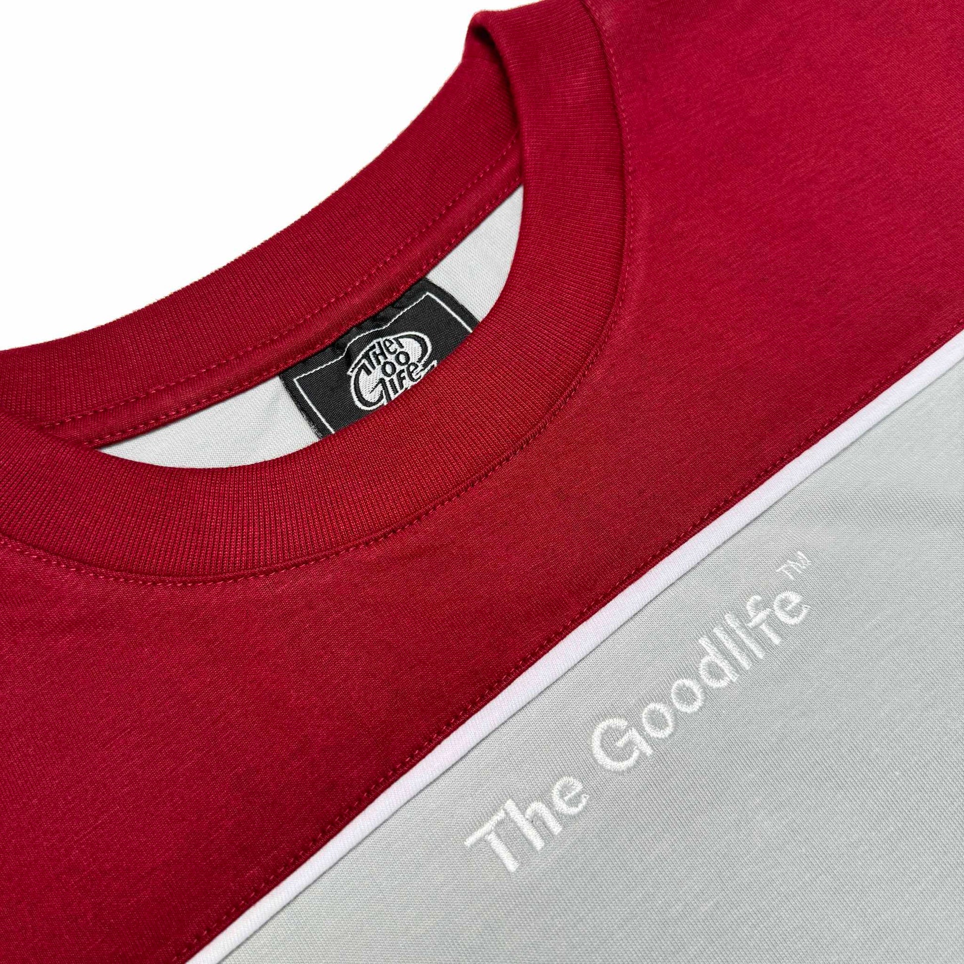 GOTESK (MAROON/LIGHT GRAY) T-SHIRT