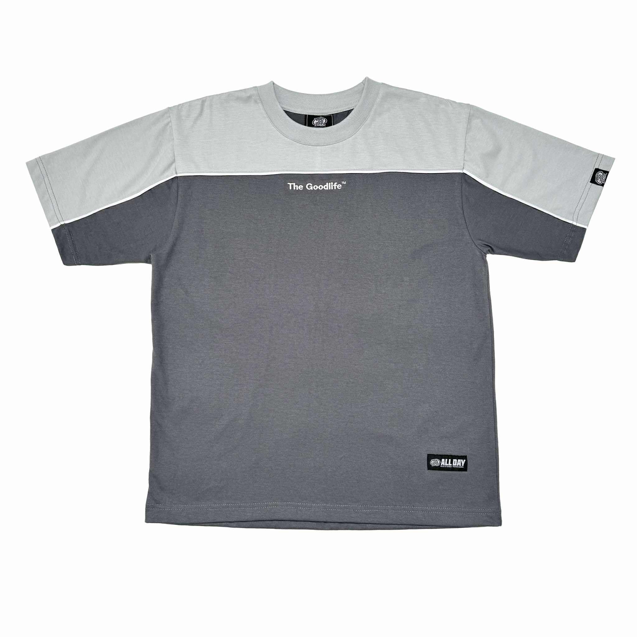 GOTESK (LT. GRAY/ D.GRAY) T-SHIRT