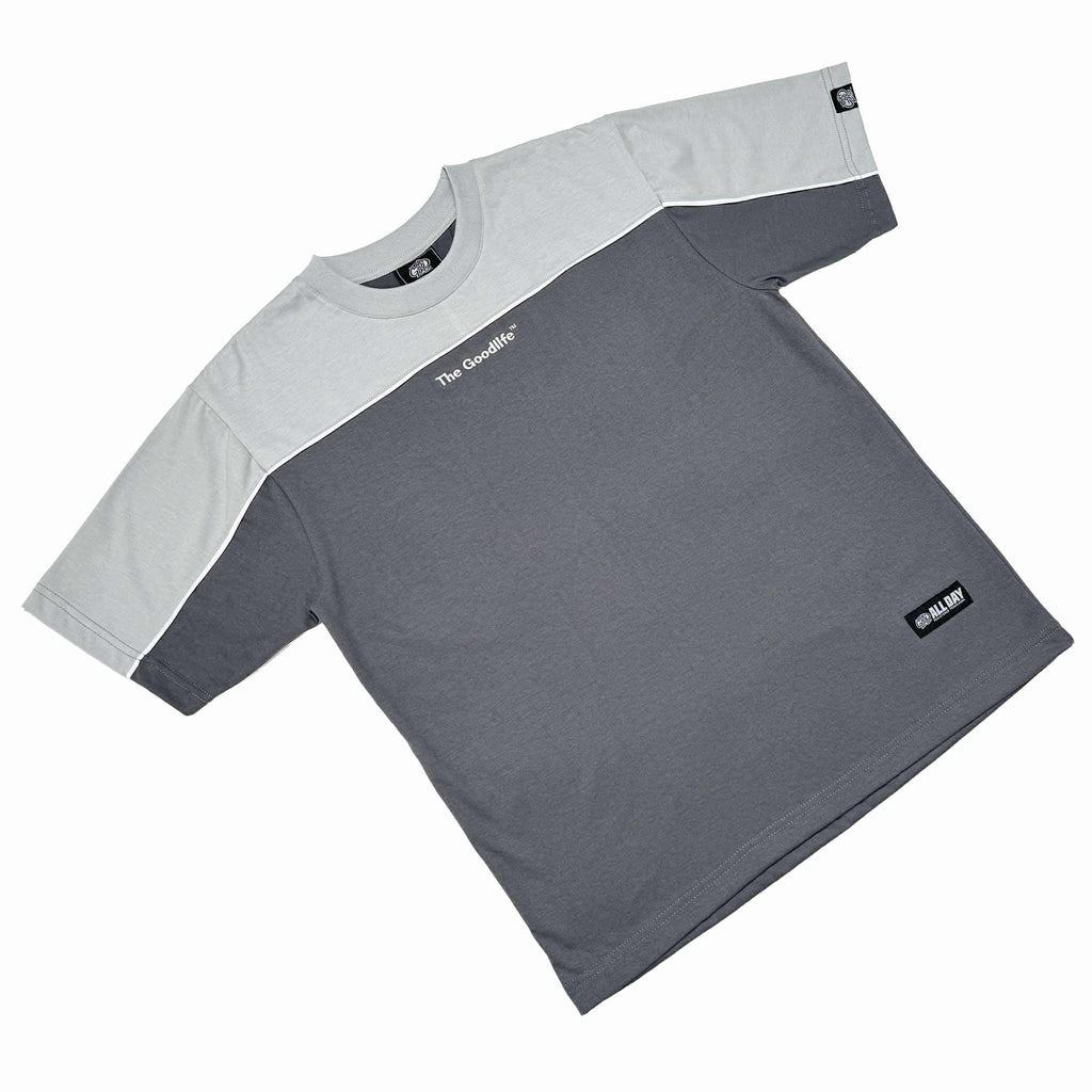 GOTESK (LT. GRAY/ D.GRAY) T-SHIRT