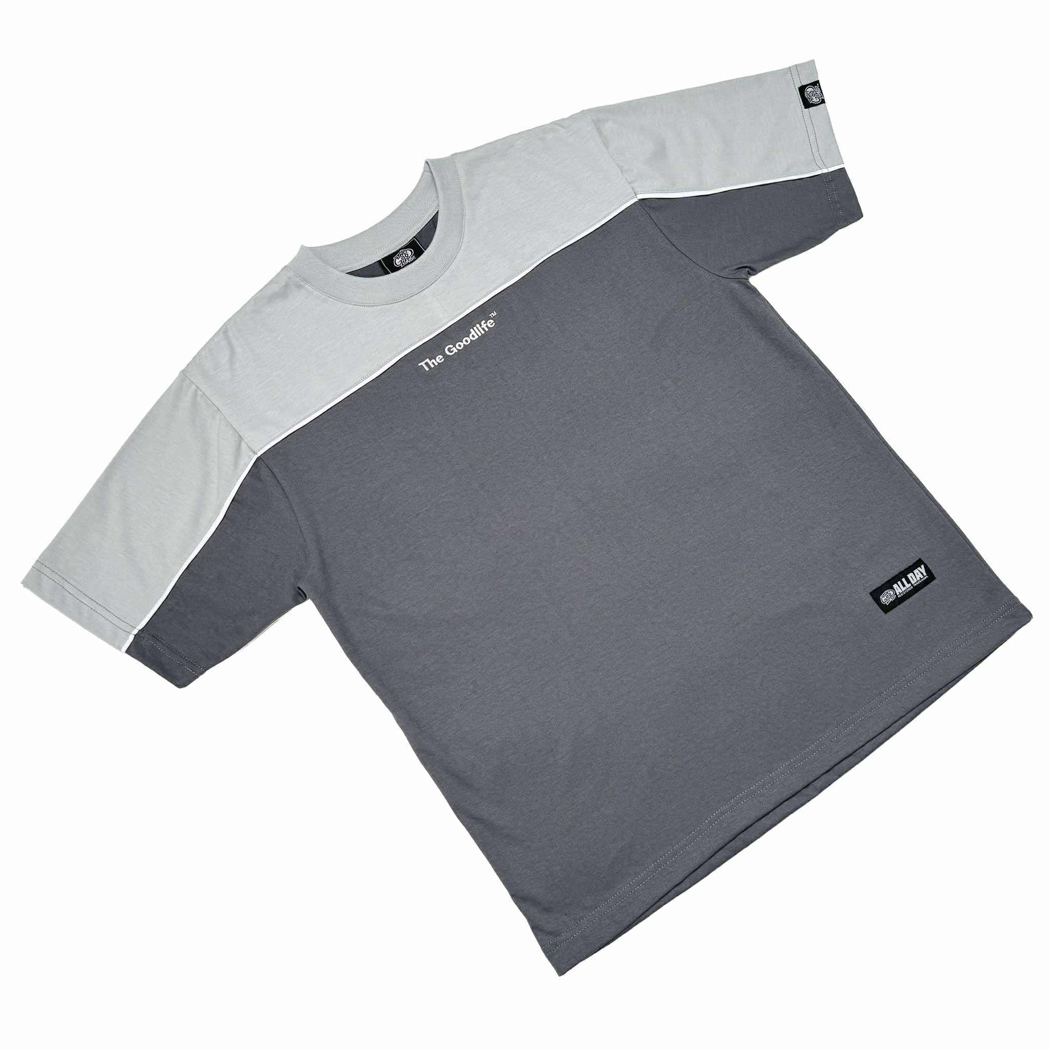 GOTESK (LT. GRAY/ D.GRAY) T-SHIRT