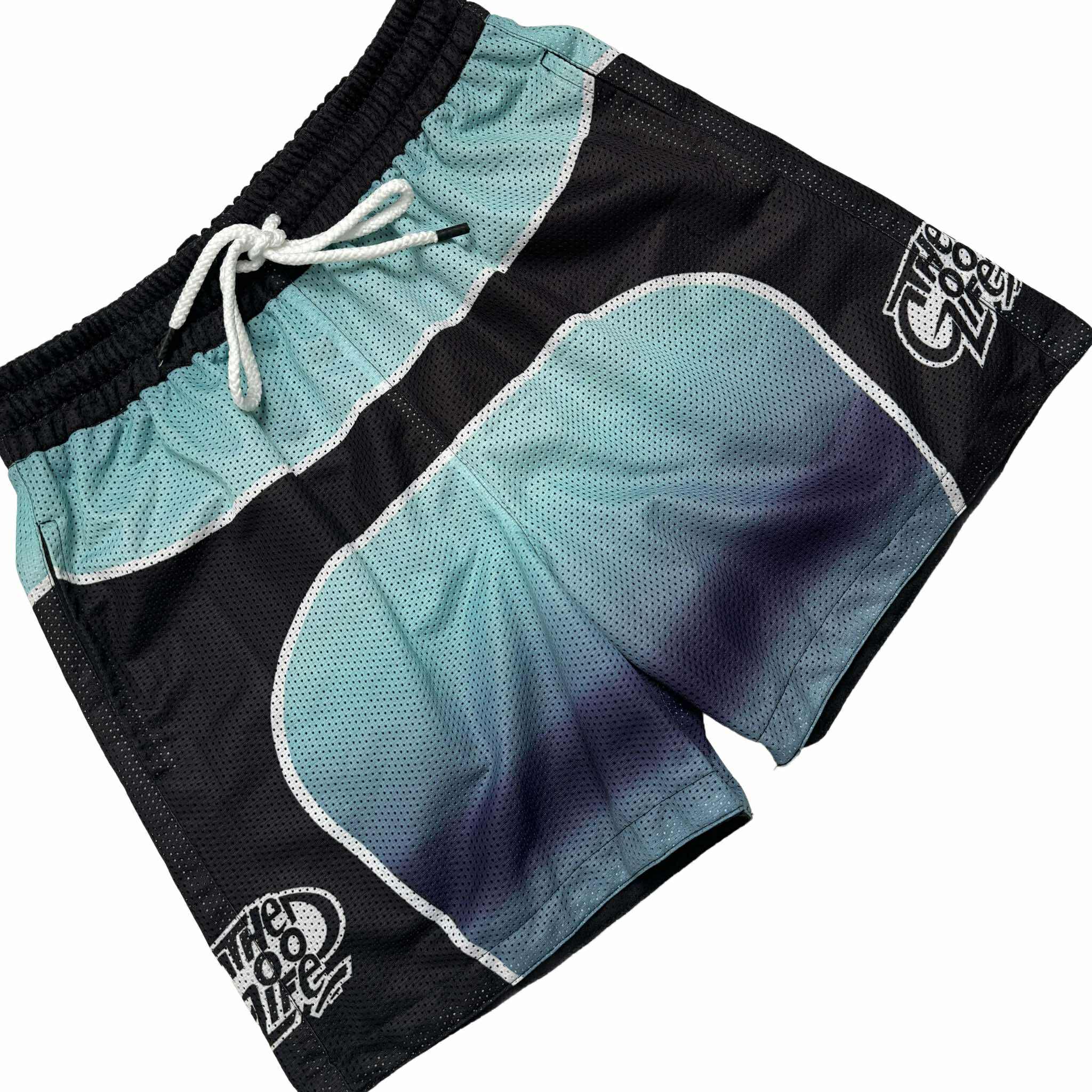 GRADIENT (MINT) MESH SHORTS