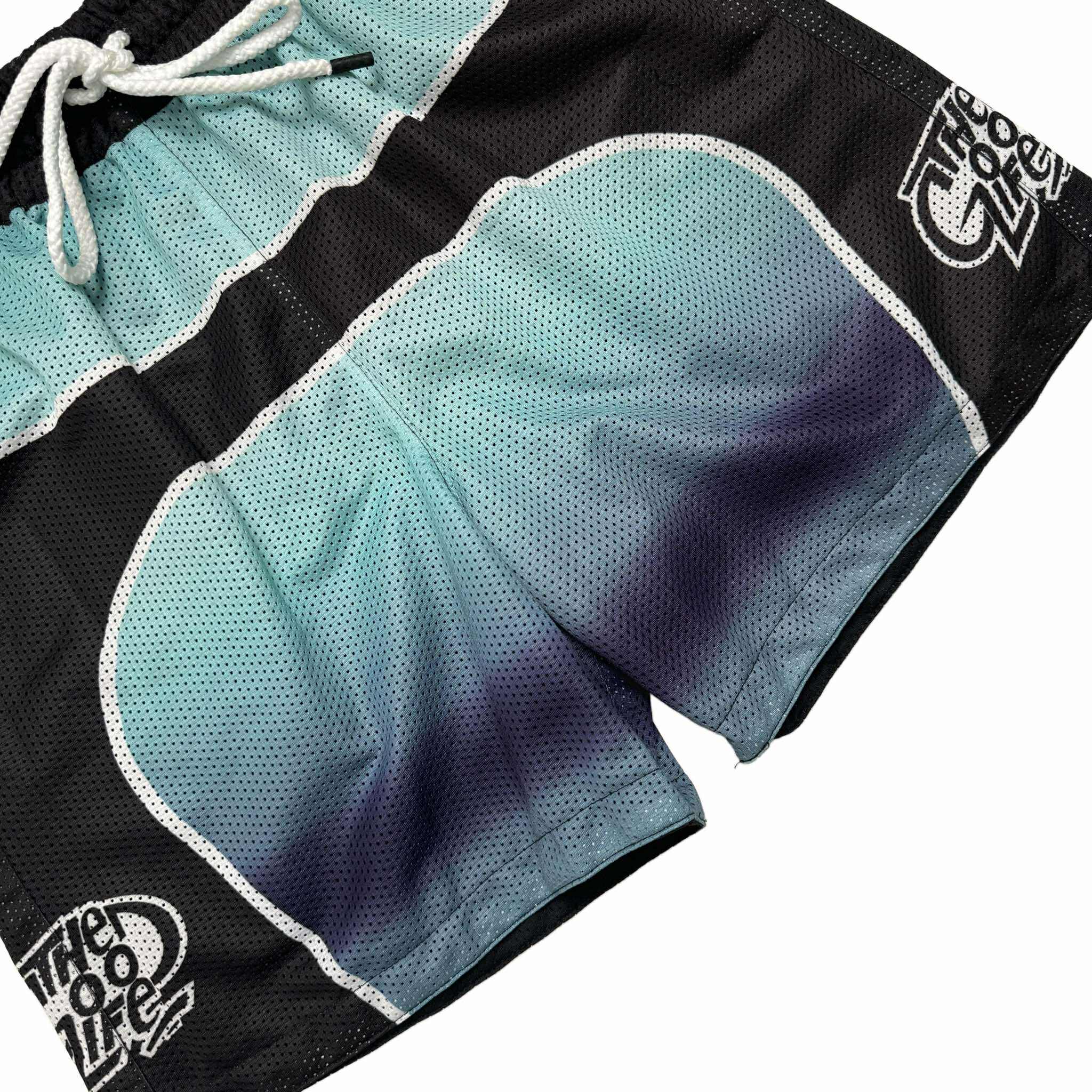 GRADIENT (MINT) MESH SHORTS