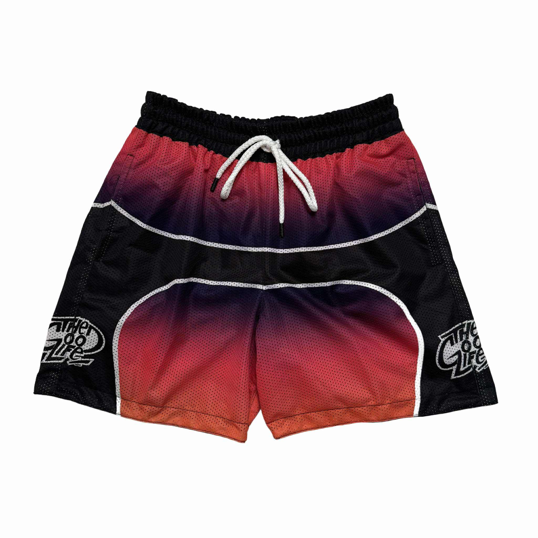 GRADIENT (PEACH) MESH SHORTS