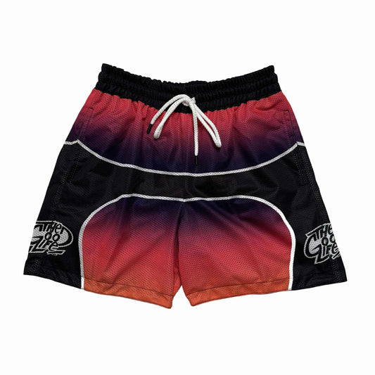 GRADIENT (PEACH) MESH SHORTS