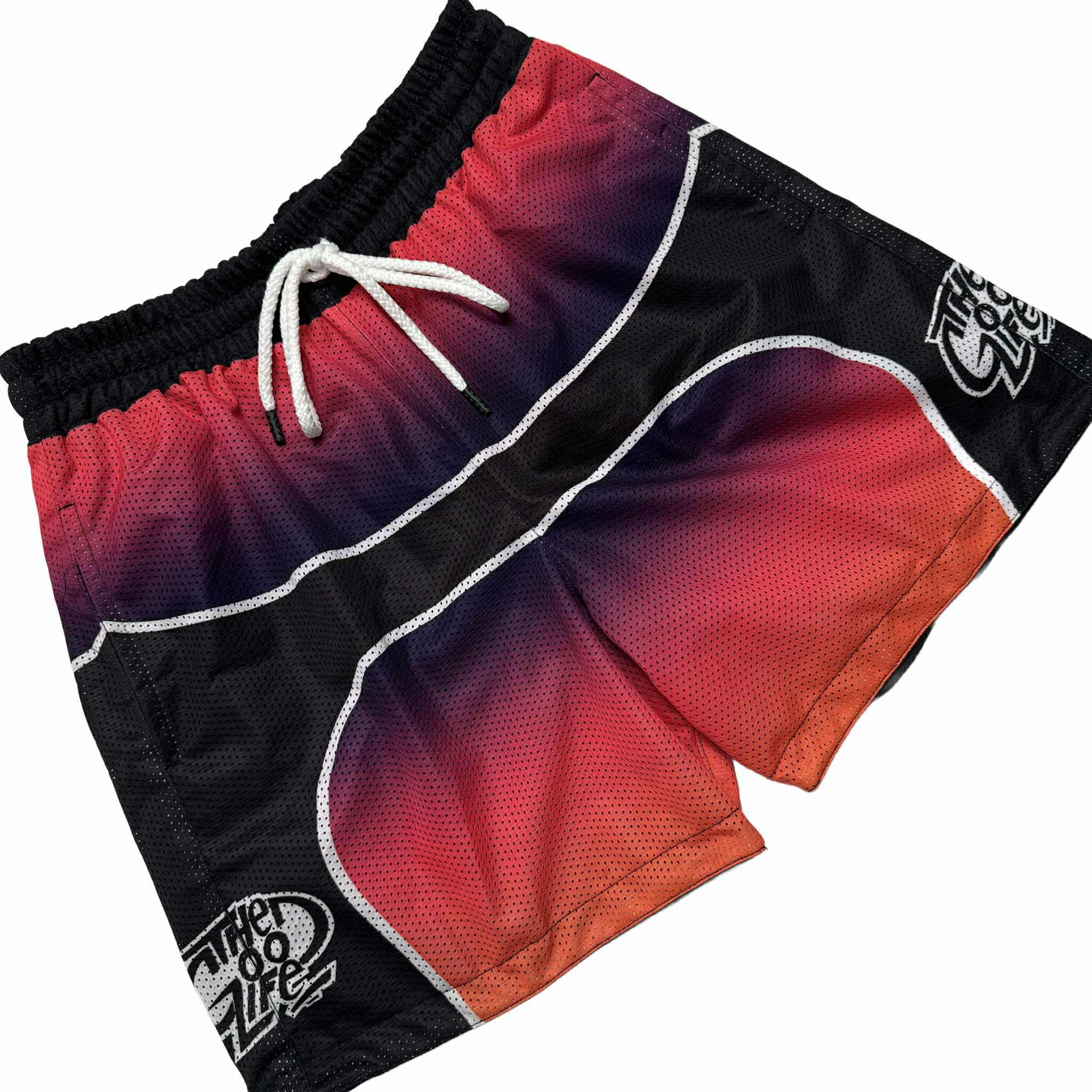 GRADIENT (PEACH) MESH SHORTS