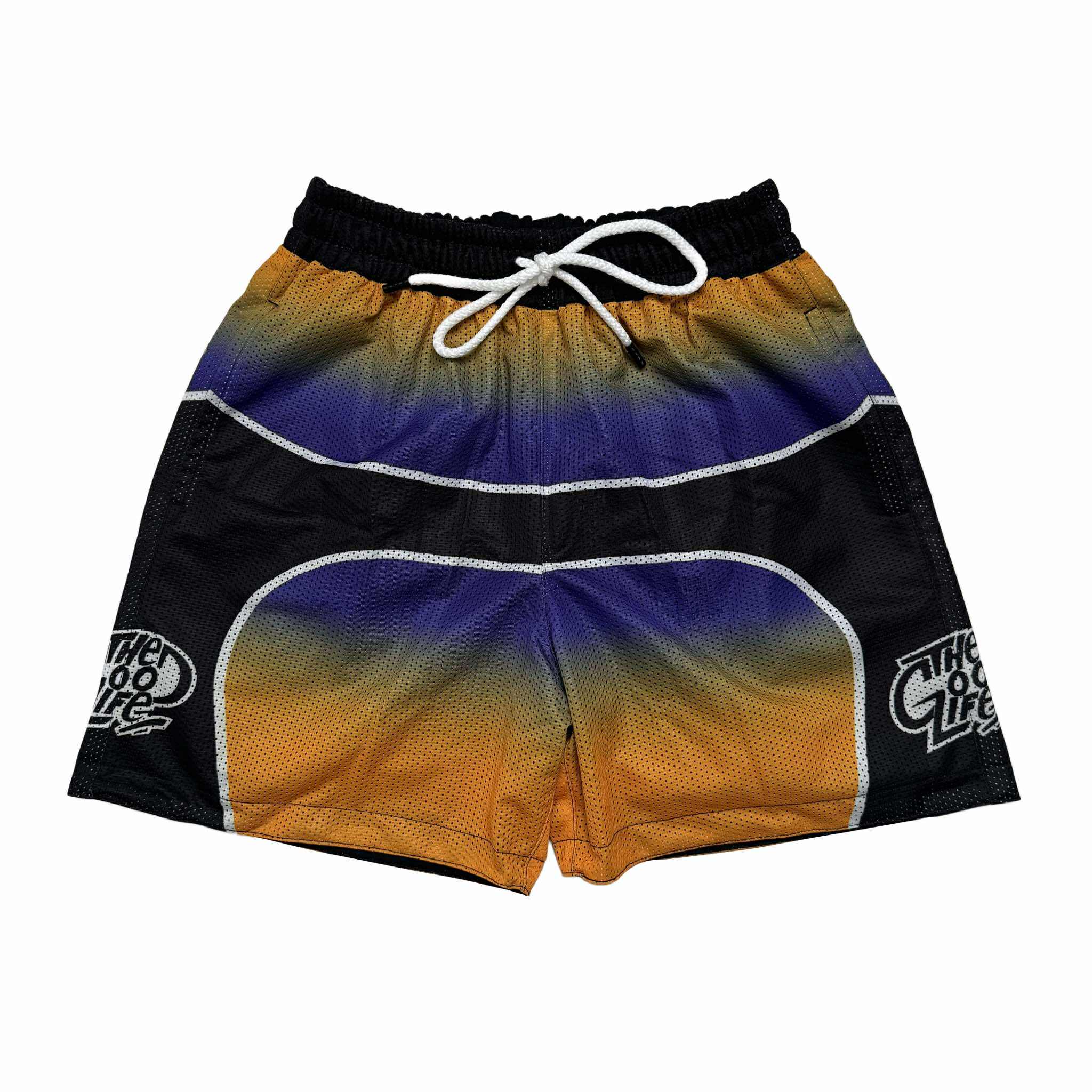 GRADIENT (YELLOW) MESH SHORTS