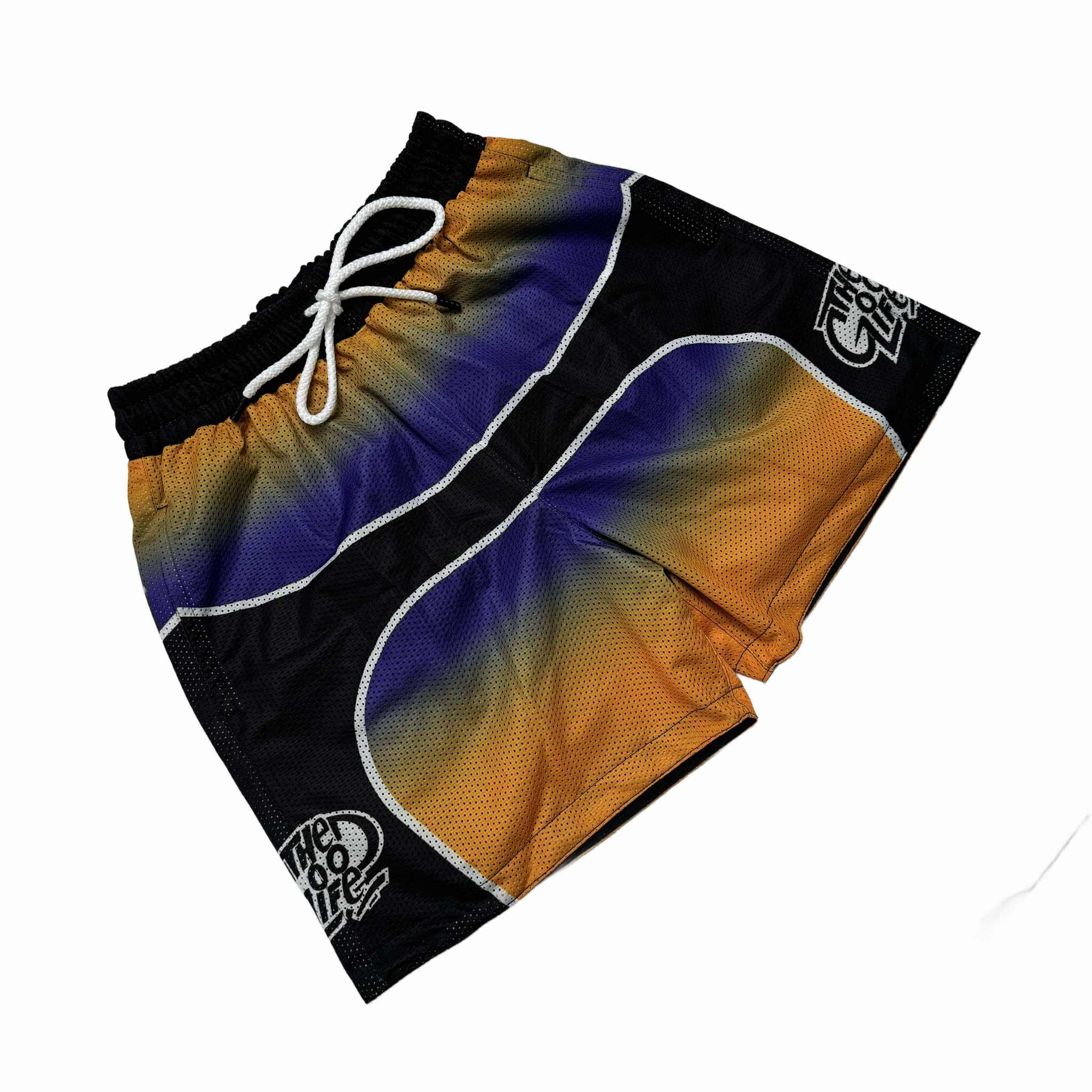 GRADIENT (YELLOW) MESH SHORTS