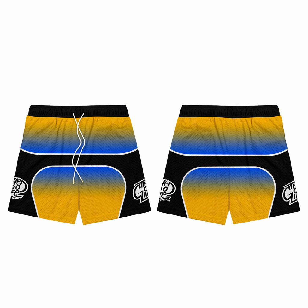 GRADIENT (YELLOW) MESH SHORTS
