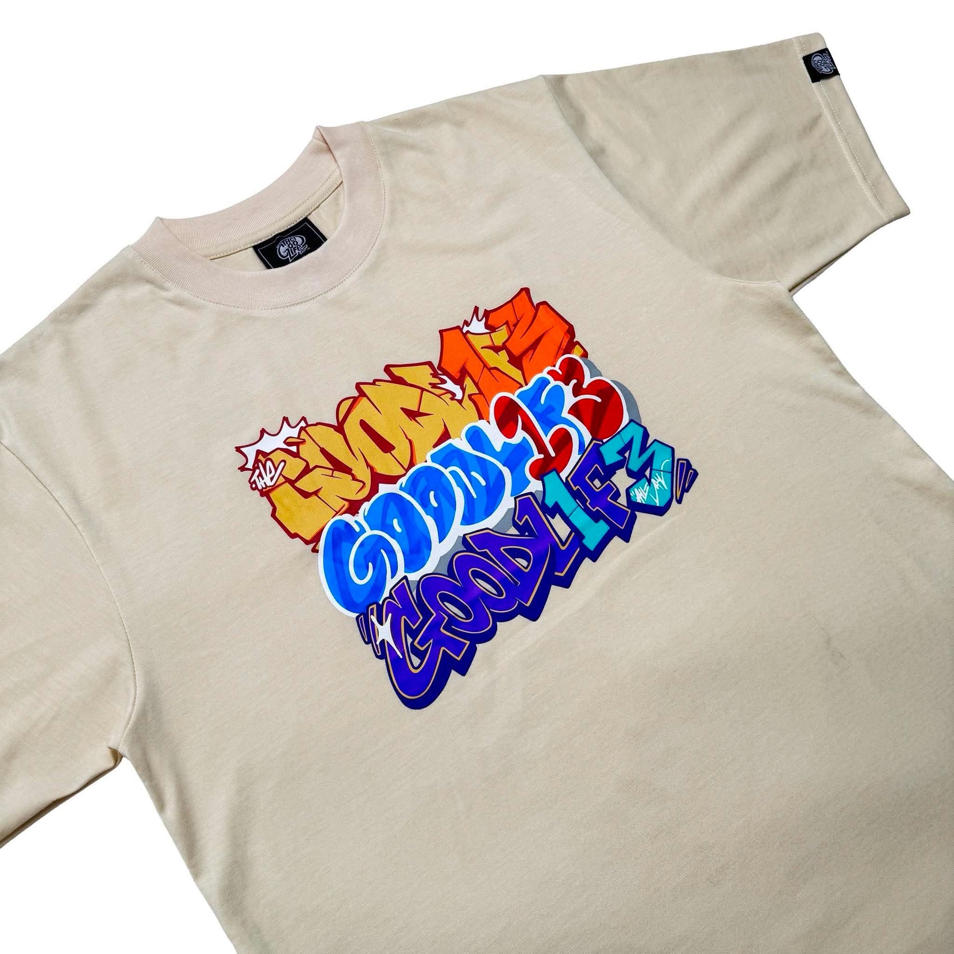 GRAFFITHREE (IVORY) T-SHIRT