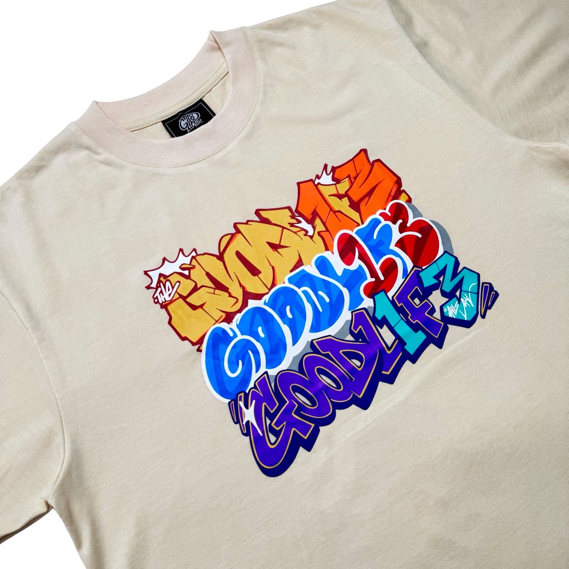 GRAFFITHREE (IVORY) T-SHIRT