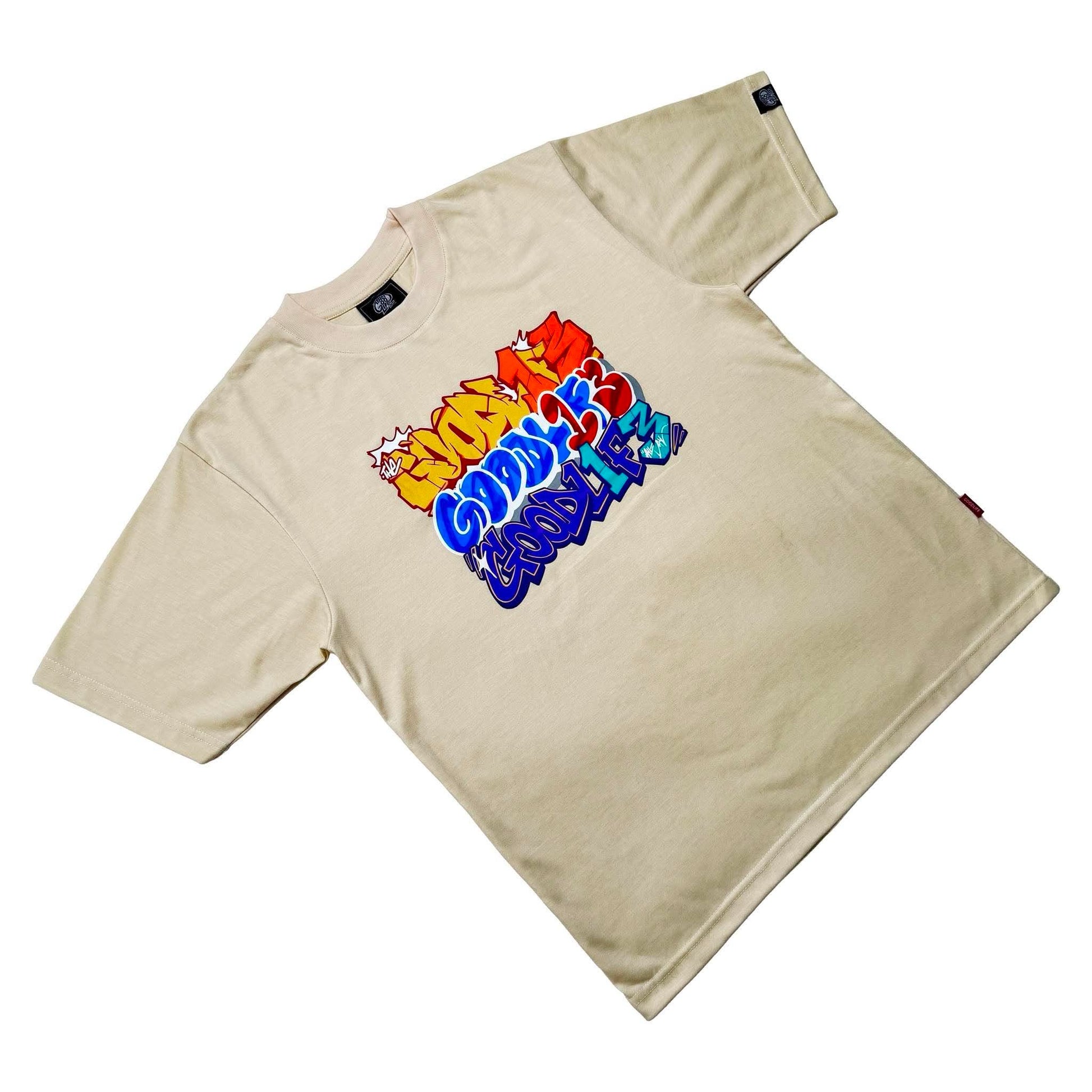 GRAFFITHREE (IVORY) T-SHIRT