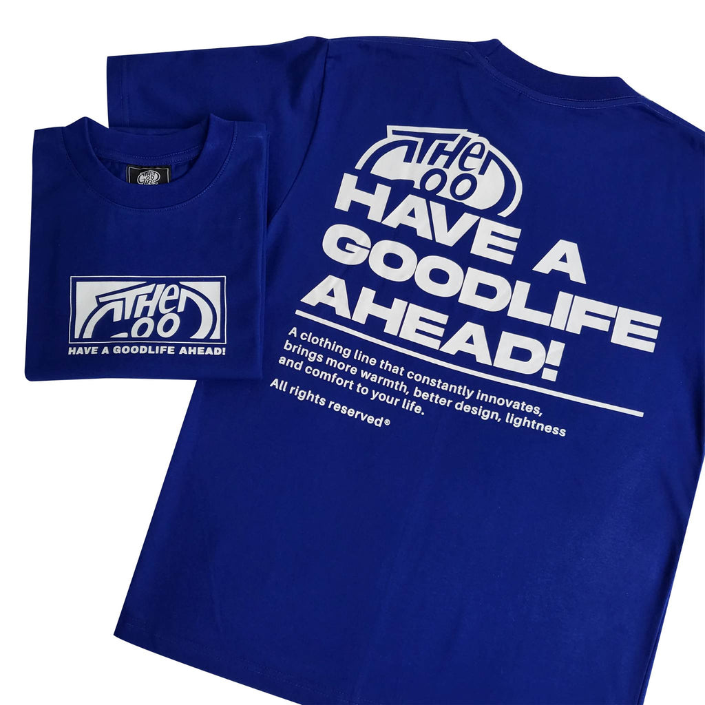GREETINGS (BLUE) T-SHIRT