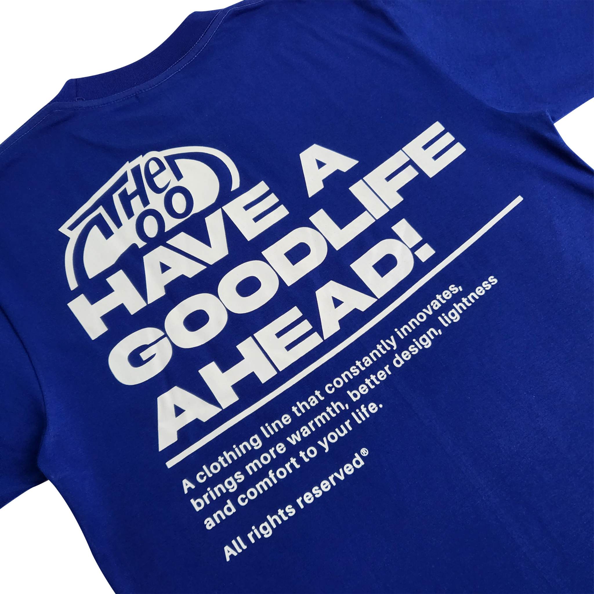 GREETINGS (BLUE) T-SHIRT