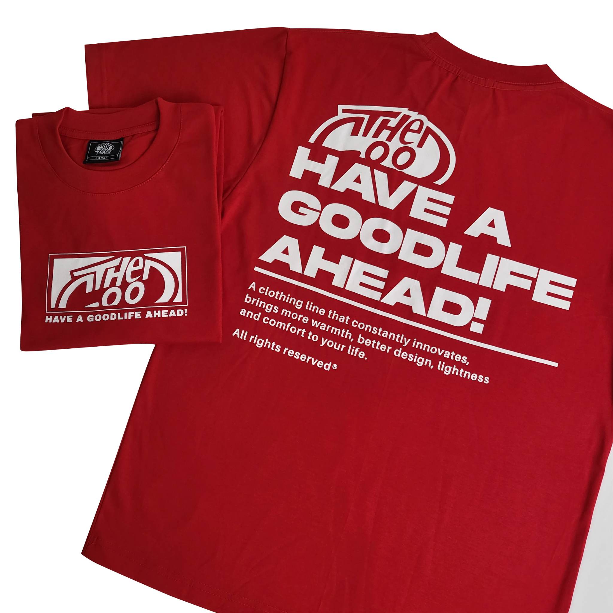 GREETINGS (RED) T-SHIRT