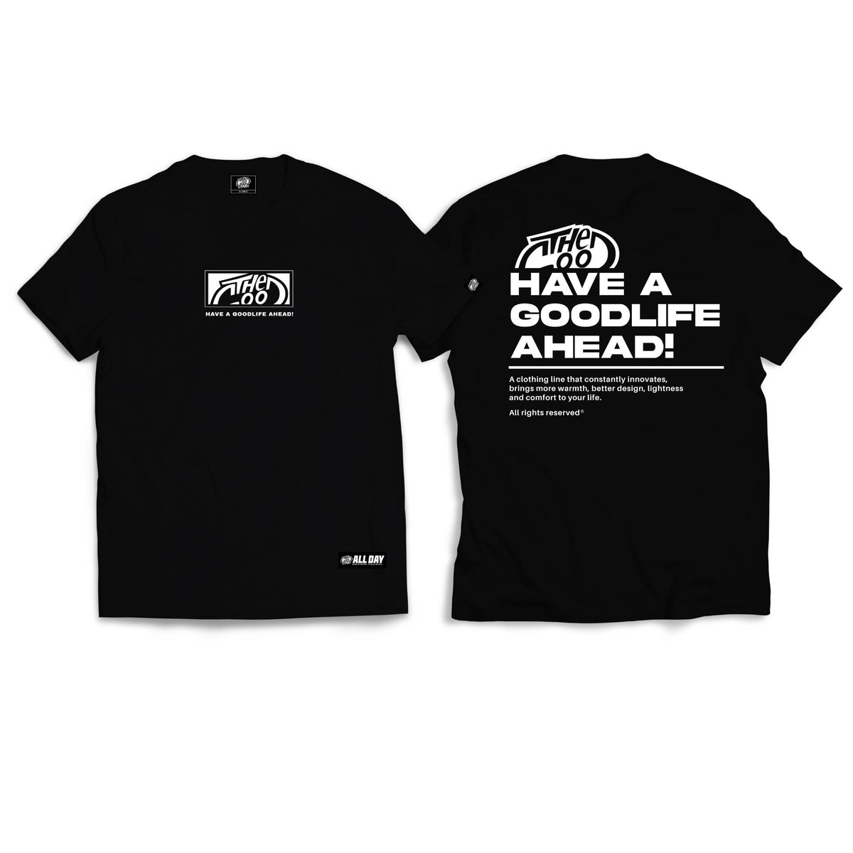 GREETINGS (BLACK) T-SHIRT