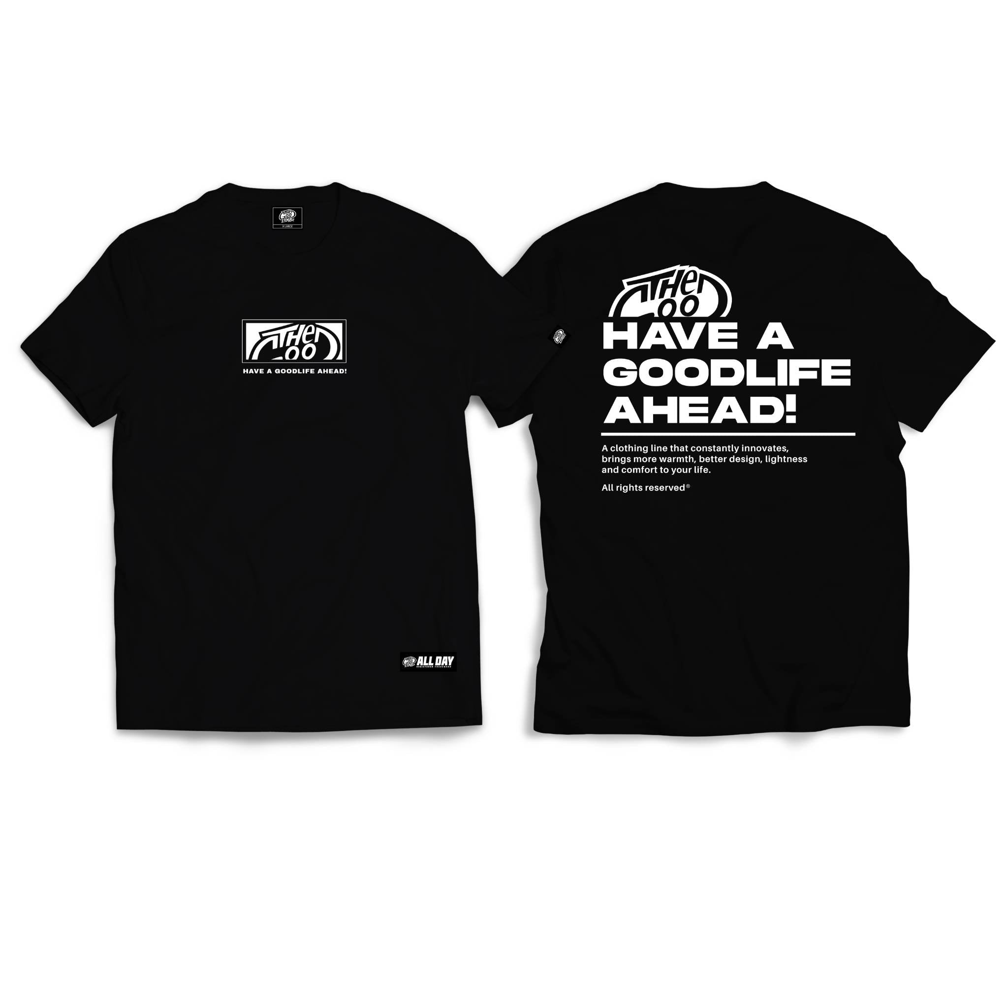 GREETINGS (BLACK) T-SHIRT