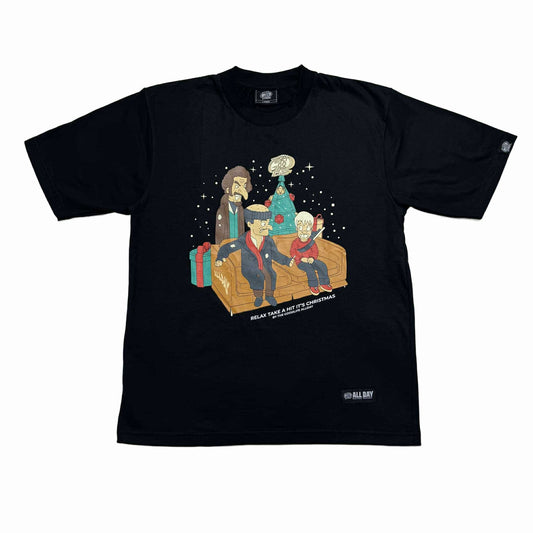 H. ALONE CARTOON (BLACK) T-SHIRT
