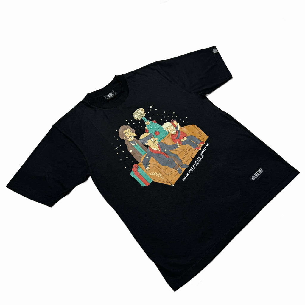 H. ALONE CARTOON (BLACK) T-SHIRT