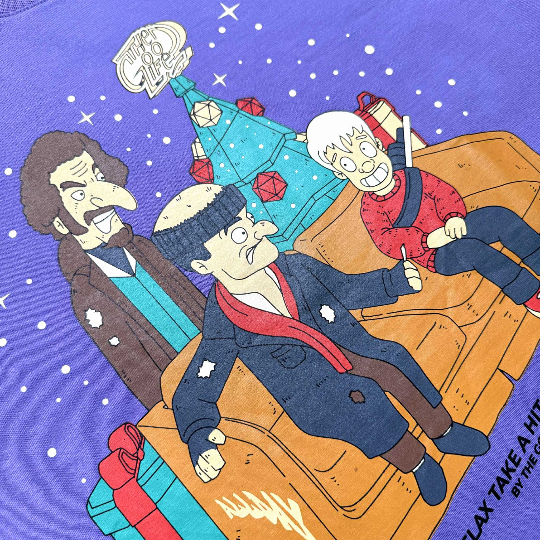 H. ALONE CARTOON (LAVANDER) T-SHIRT