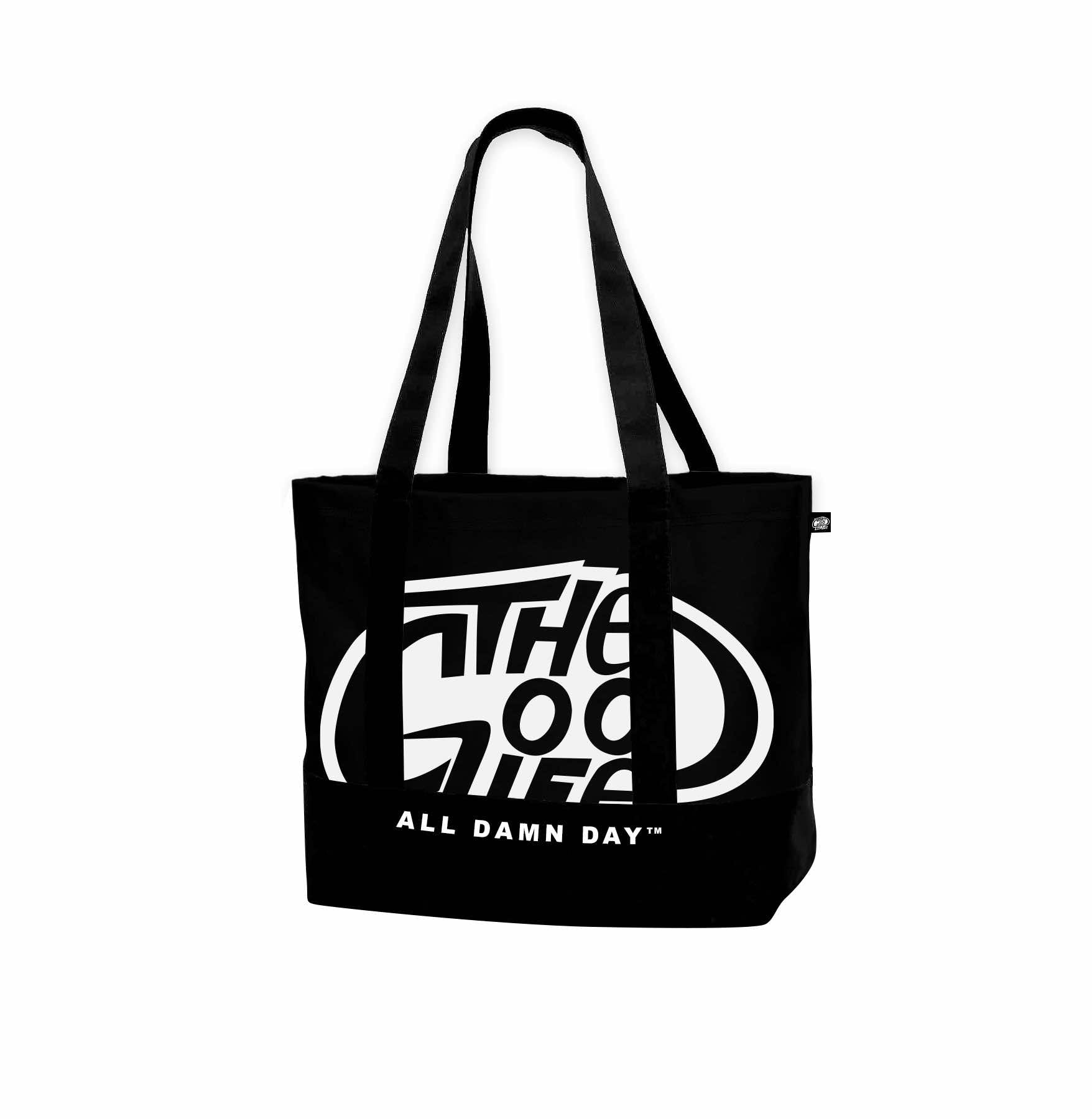HALF LOGO (BLACK) TOTEBAG