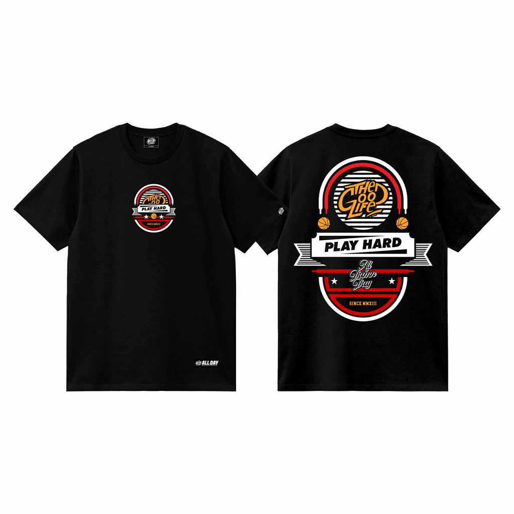 PLAY HARD (BLACK) T-SHIRT
