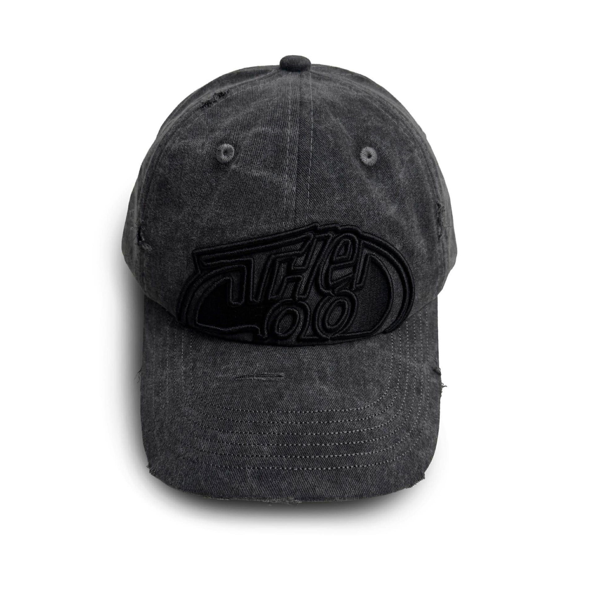 HALF LOGO (BLACK) DISTRESS DADHAT