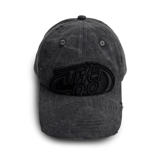 HALF LOGO (BLACK) DISTRESS DADHAT
