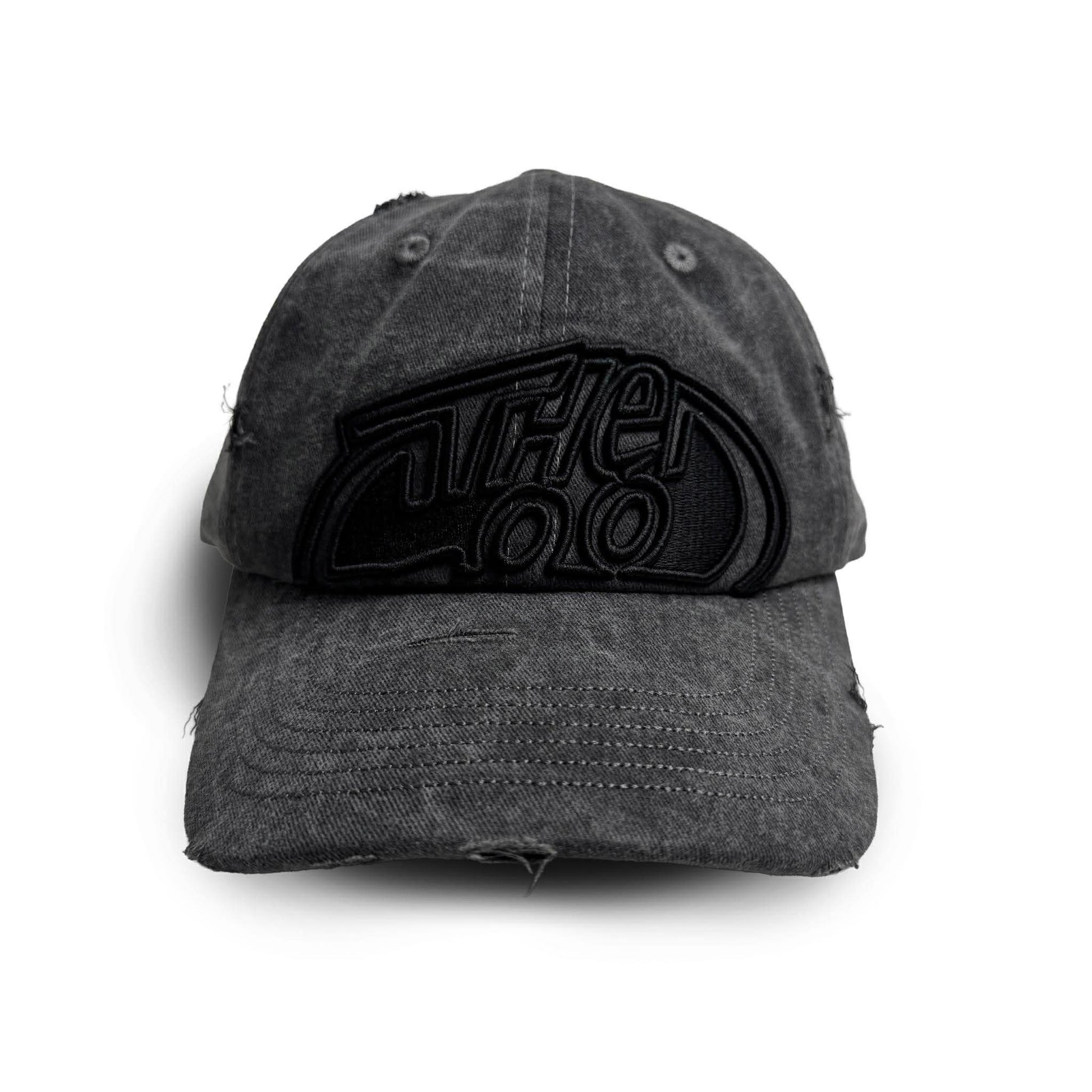 HALF LOGO (BLACK) DISTRESS DADHAT