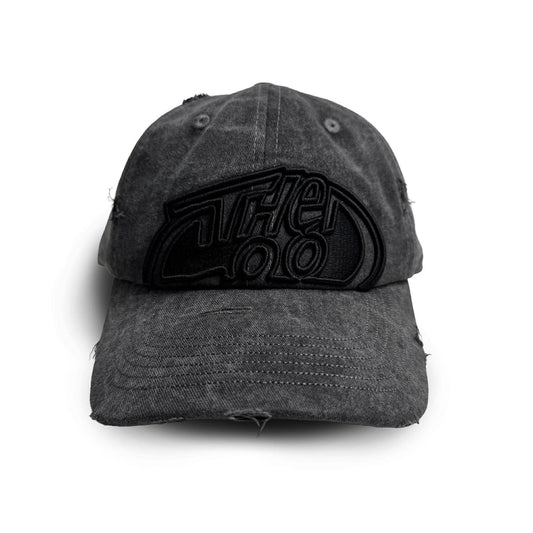 HALF LOGO (BLACK) DISTRESS DADHAT