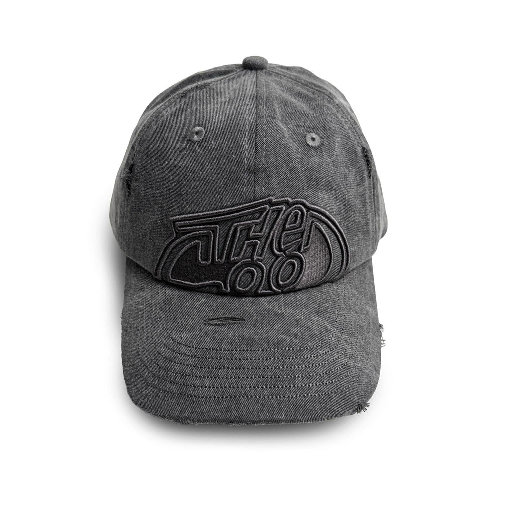 HALF LOGO (GRAY) DISTRESS DADHAT