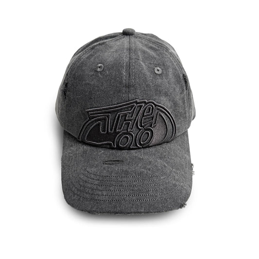 HALF LOGO (GRAY) DISTRESS DADHAT