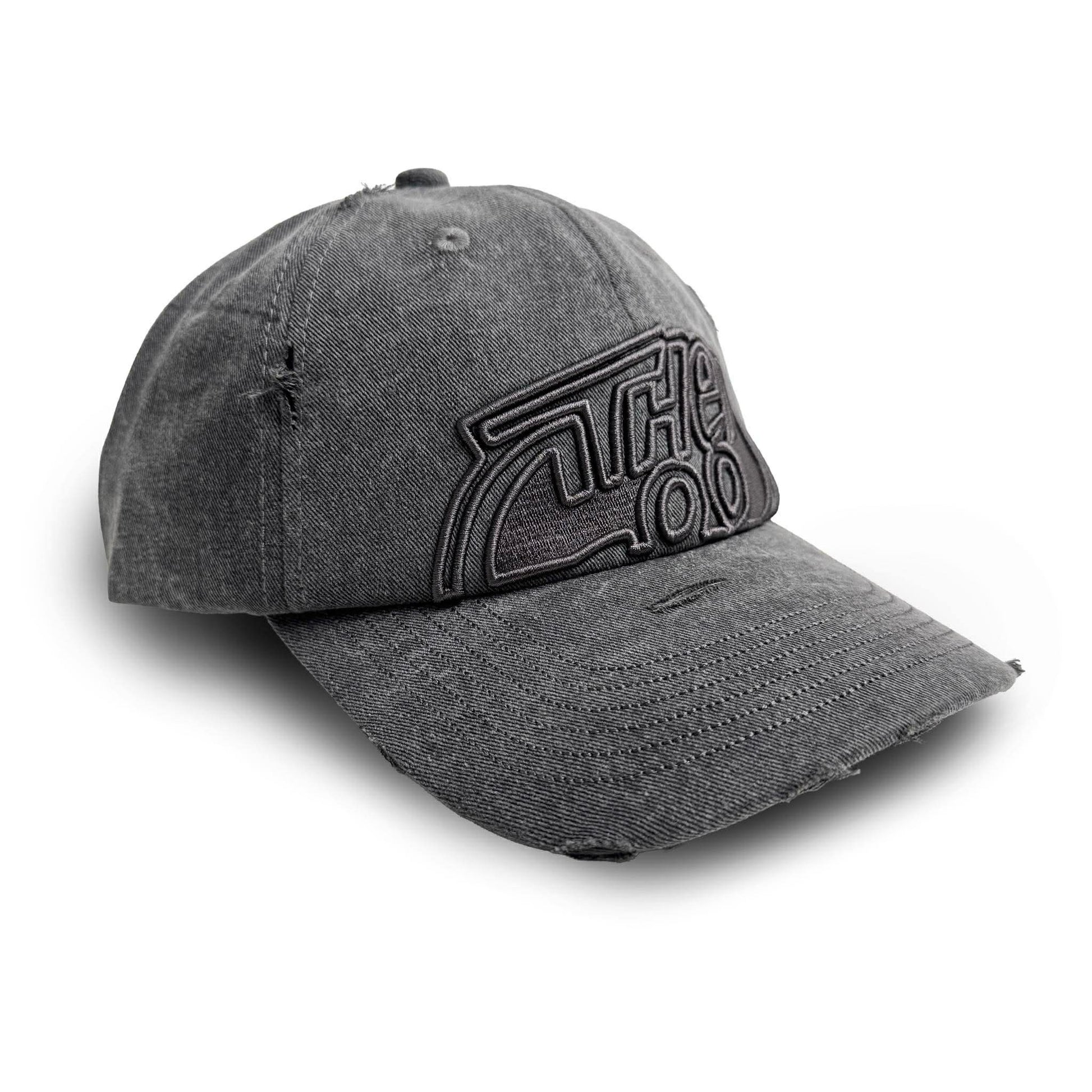 HALF LOGO (GRAY) DISTRESS DADHAT