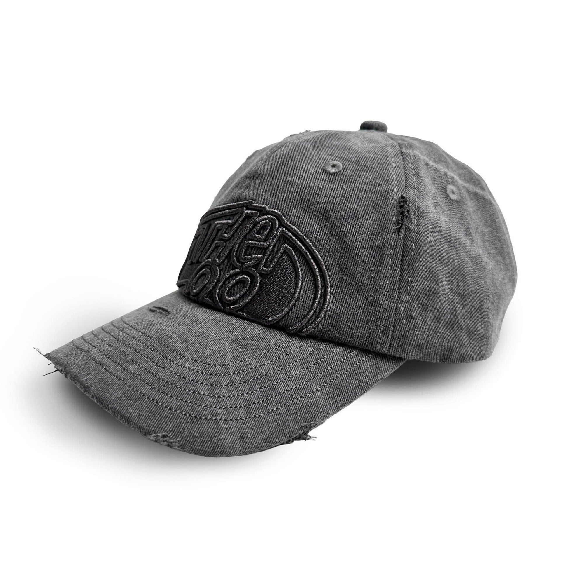 HALF LOGO (GRAY) DISTRESS DADHAT