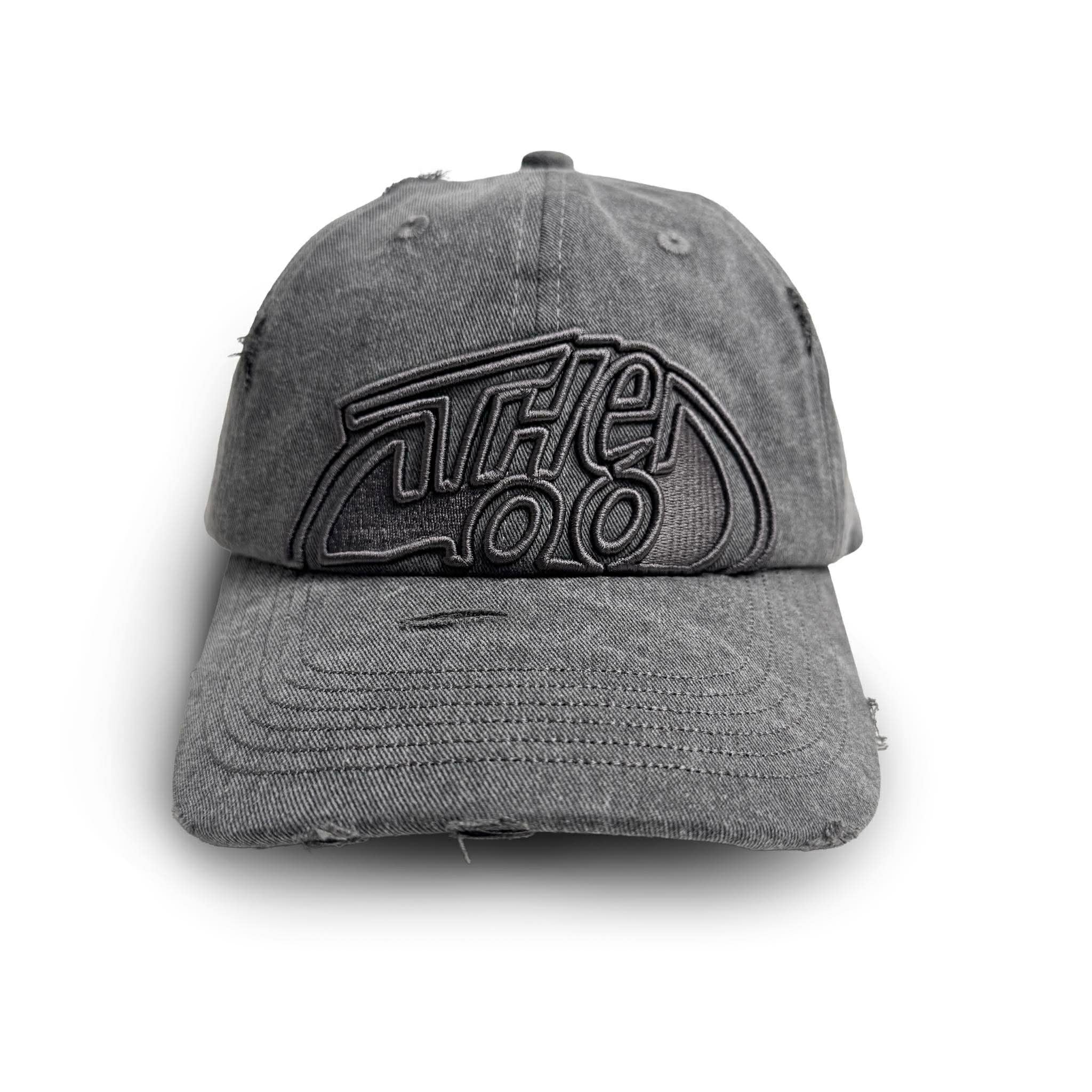 HALF LOGO (GRAY) DISTRESS DADHAT