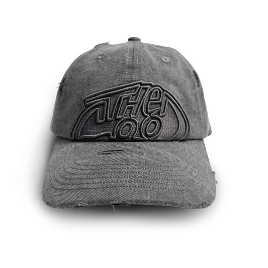 HALF LOGO (GRAY) DISTRESS DADHAT