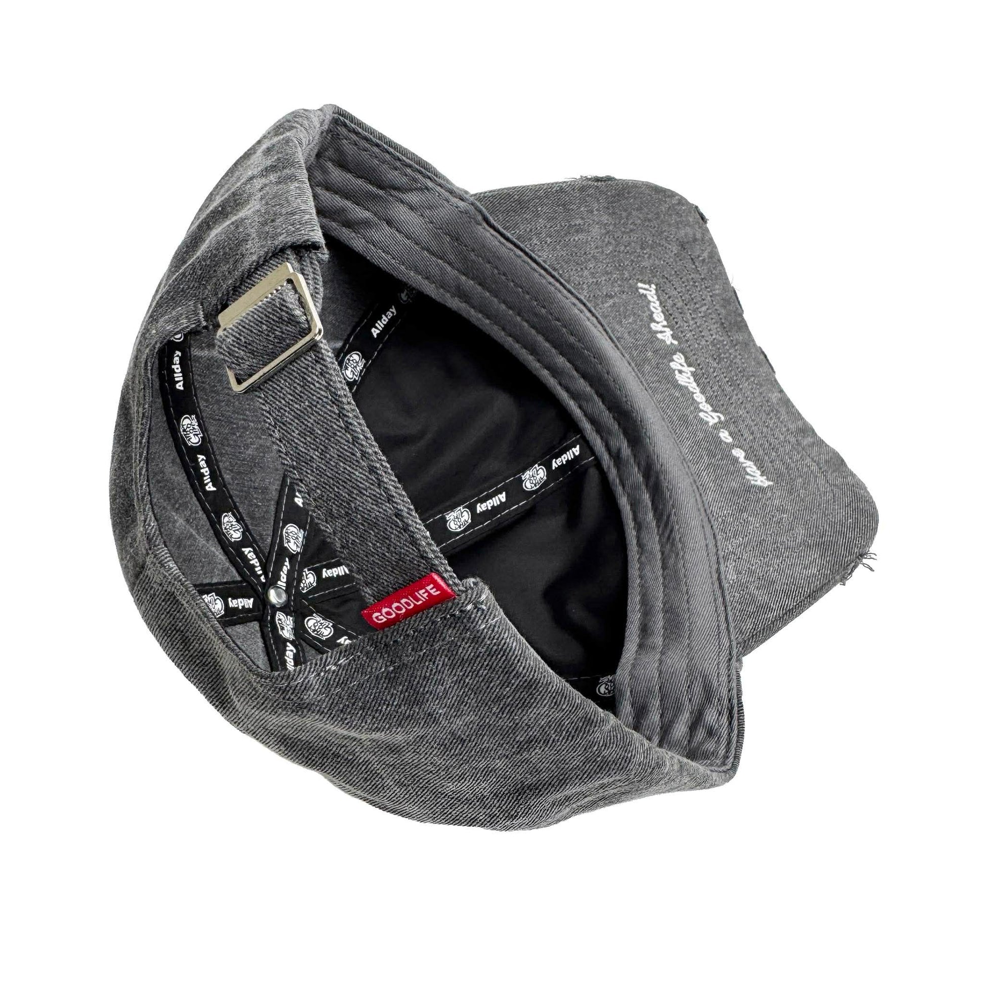 HALF LOGO (GRAY) DISTRESS DADHAT