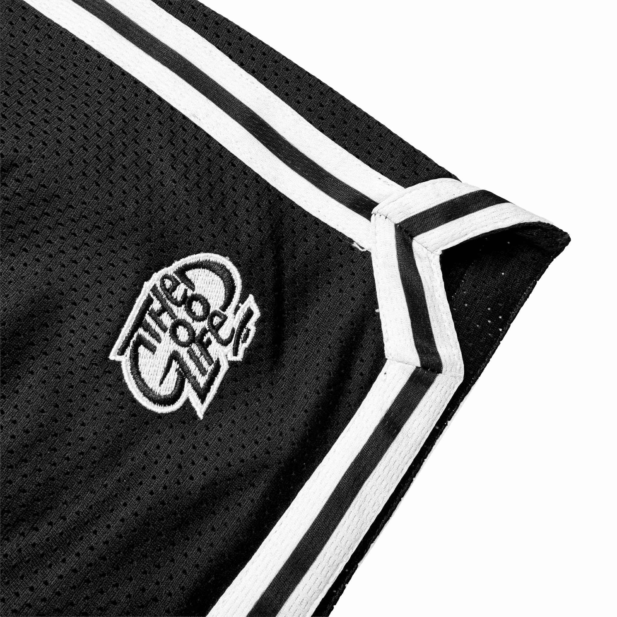 HOOPLINE (BLACK) MESH SHORTS