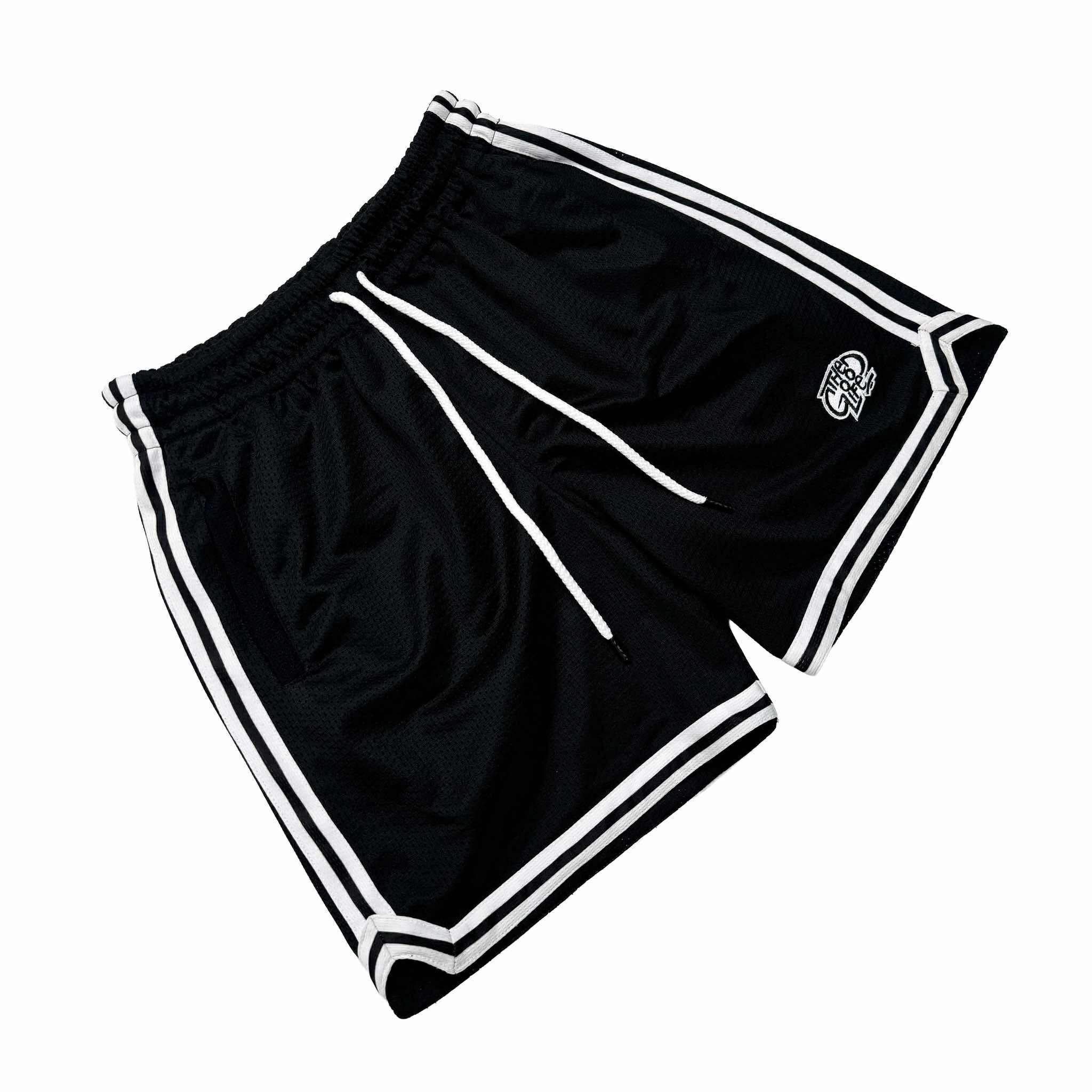 HOOPLINE (BLACK) MESH SHORTS