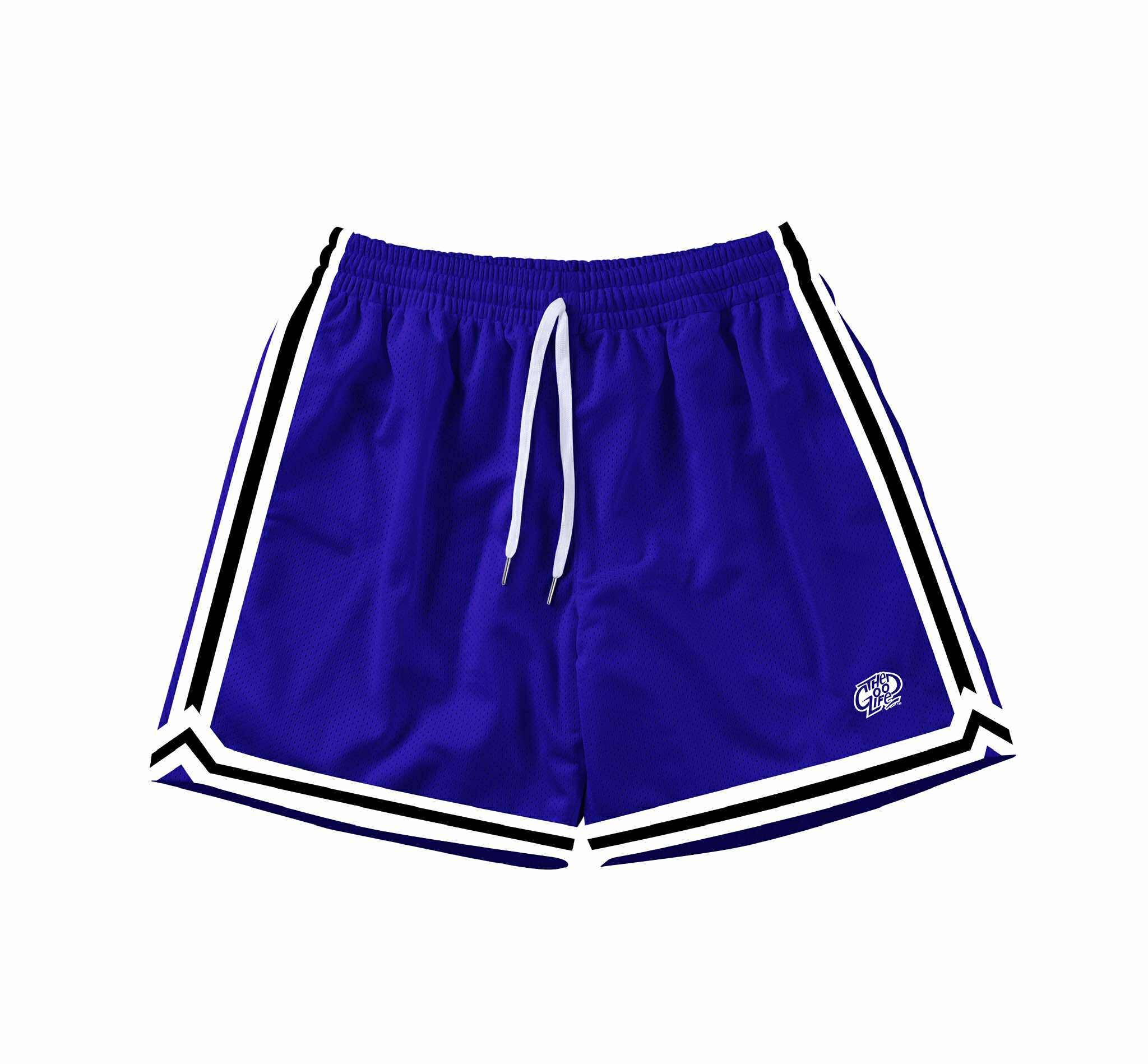 HOOPLINE (BLUE) MESH SHORTS