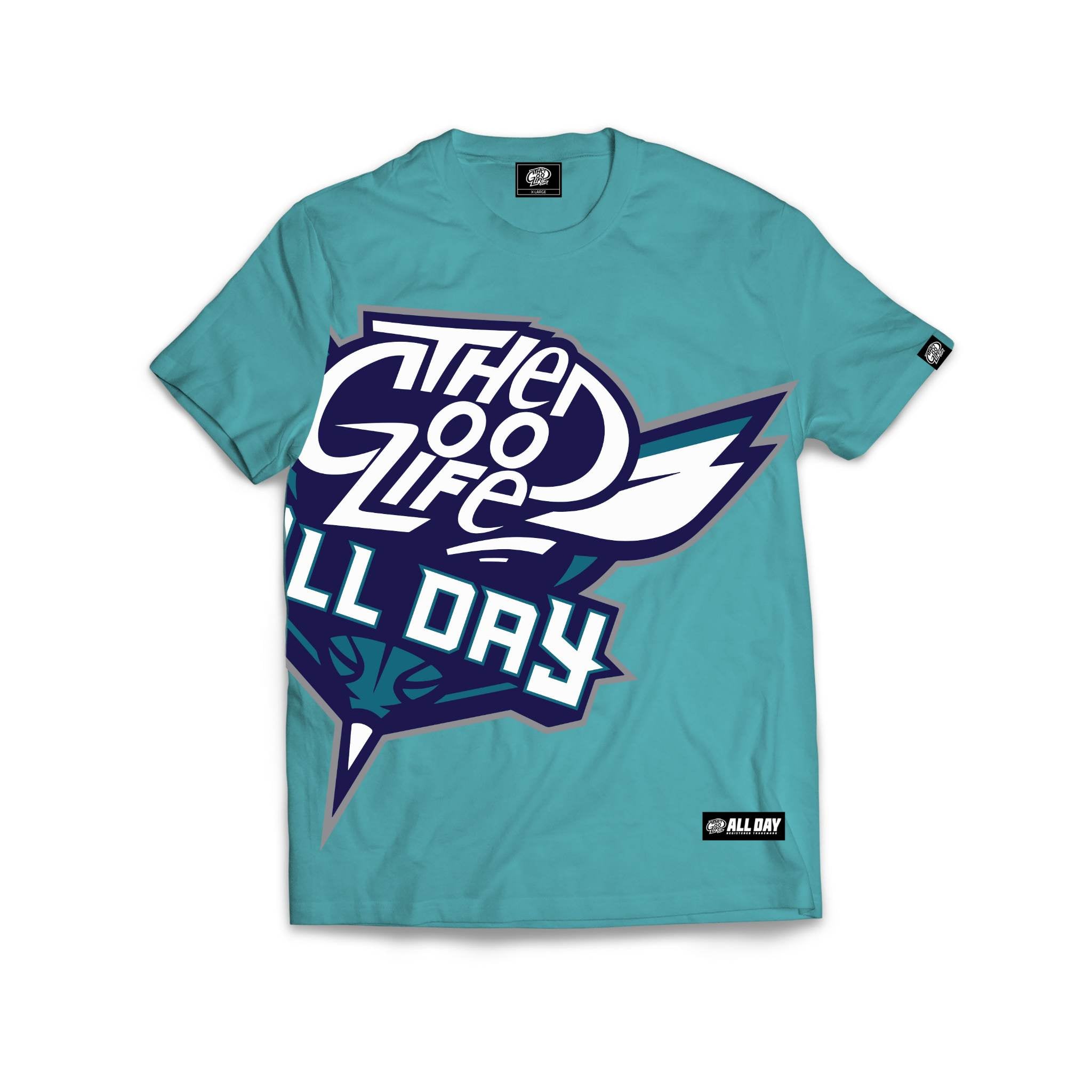 HORNETS "BIG LOGO" (MINT) T-SHIRT