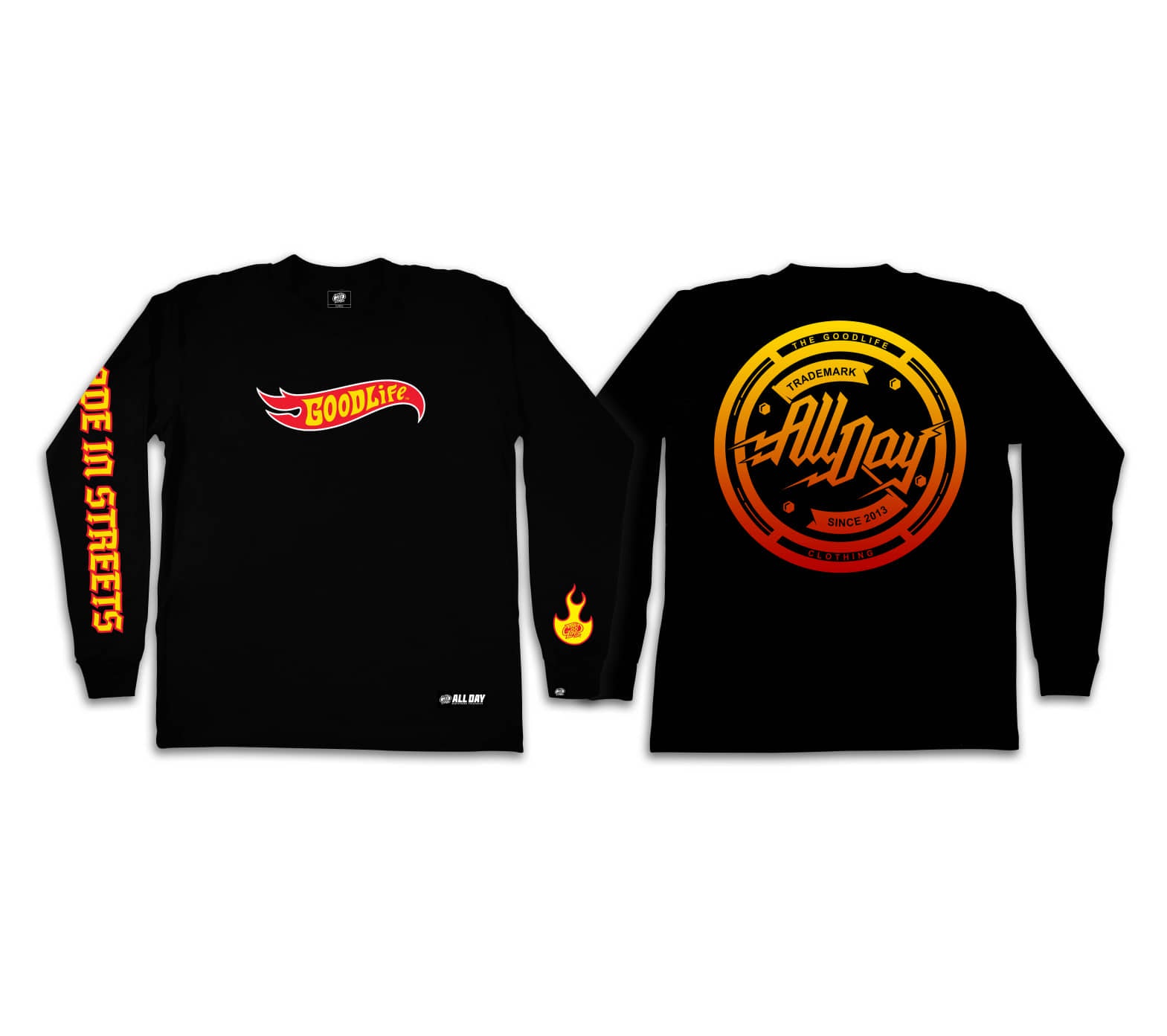 FIREWHEELS (BLACK) CREWNECK