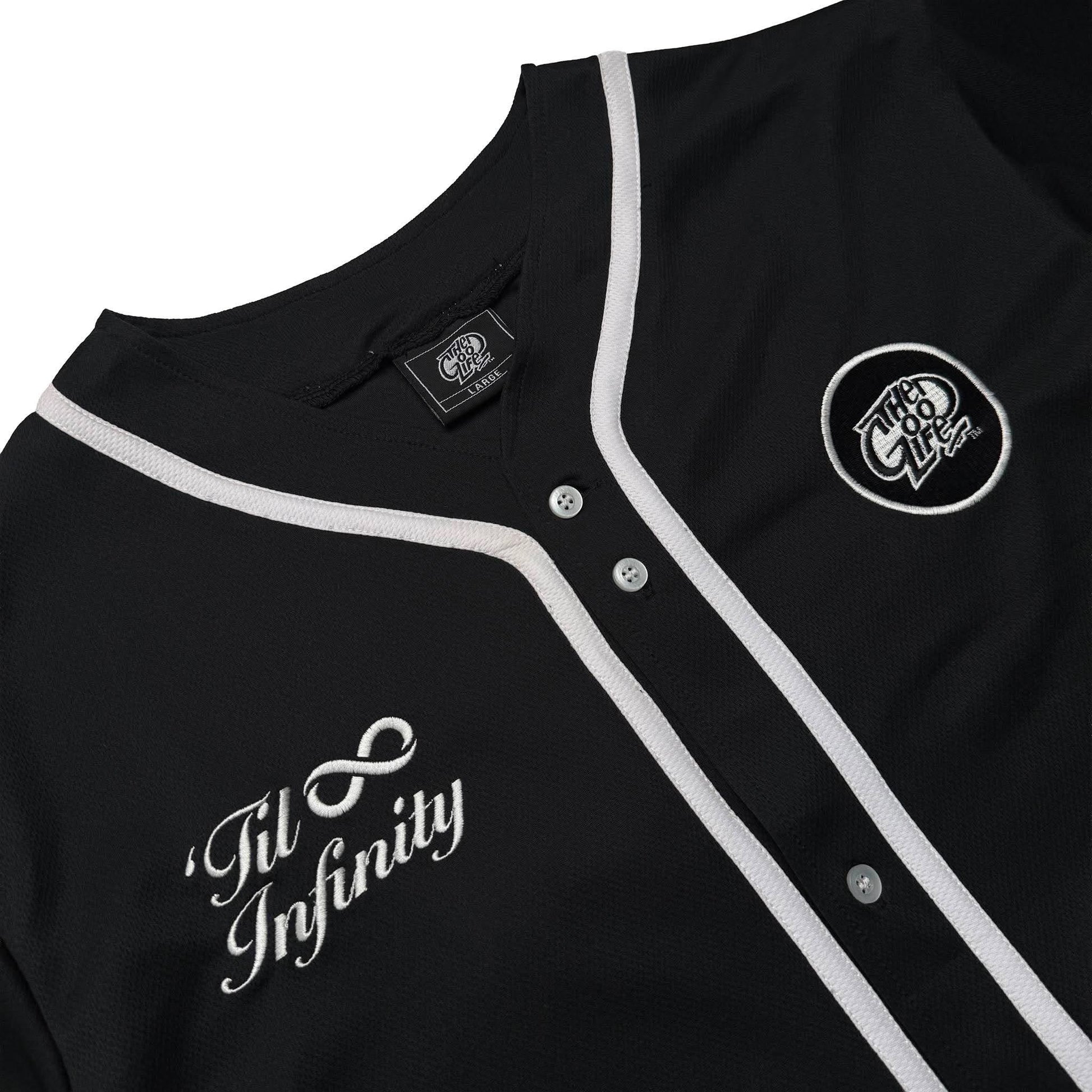 INFINITY (BLACK) BASEBALL JERSEY