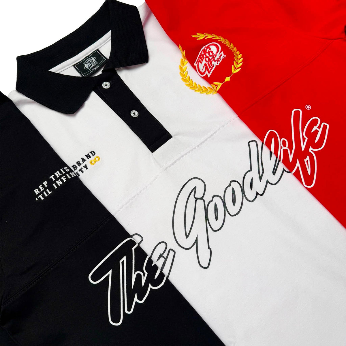 INFINITY CLUB (RED) BOXY POLO SHIRT