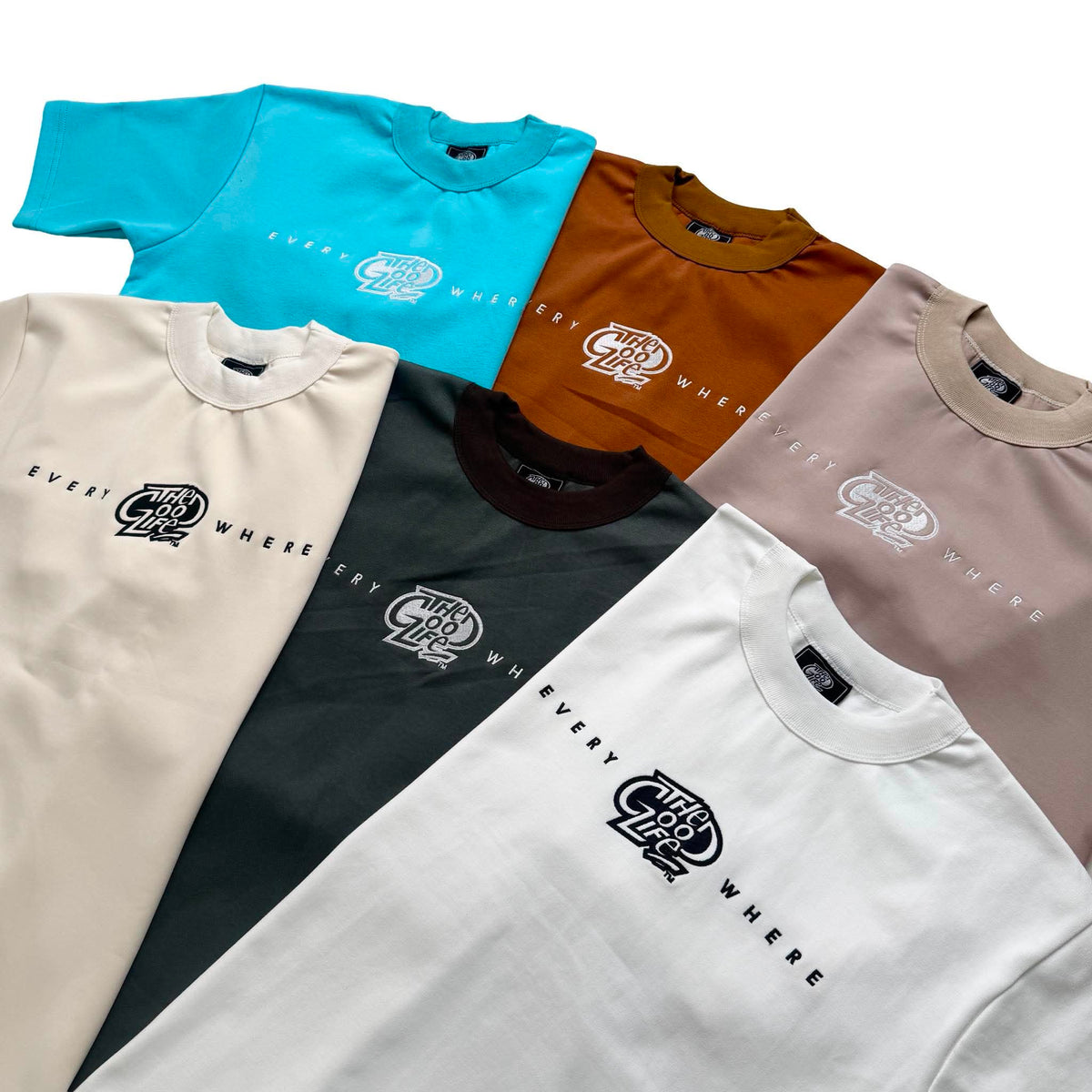EVERYWHERE EMBRO (COLOR) INTERLOCK T-SHIRT