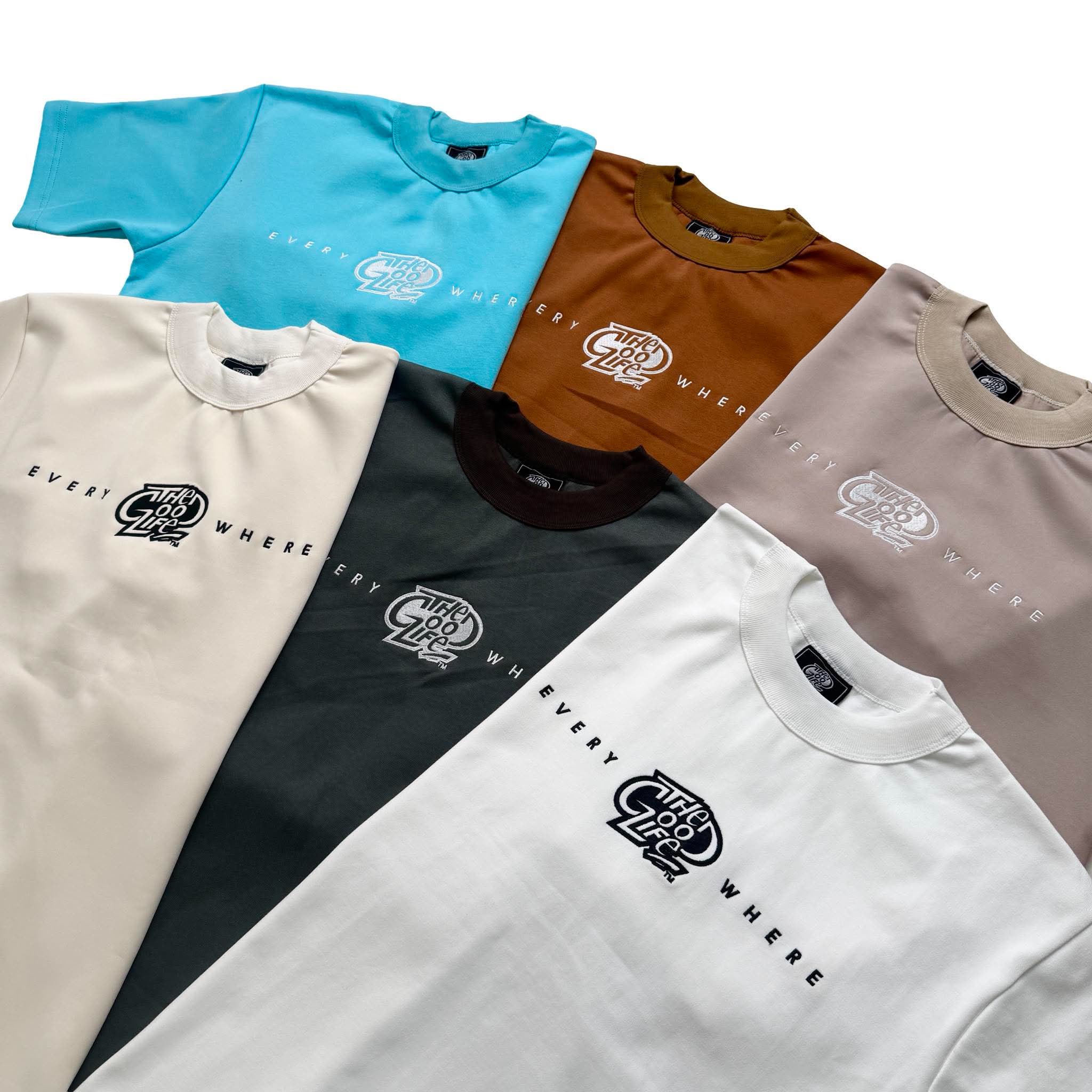 EVERYWHERE EMBRO (COLOR) INTERLOCK T-SHIRT