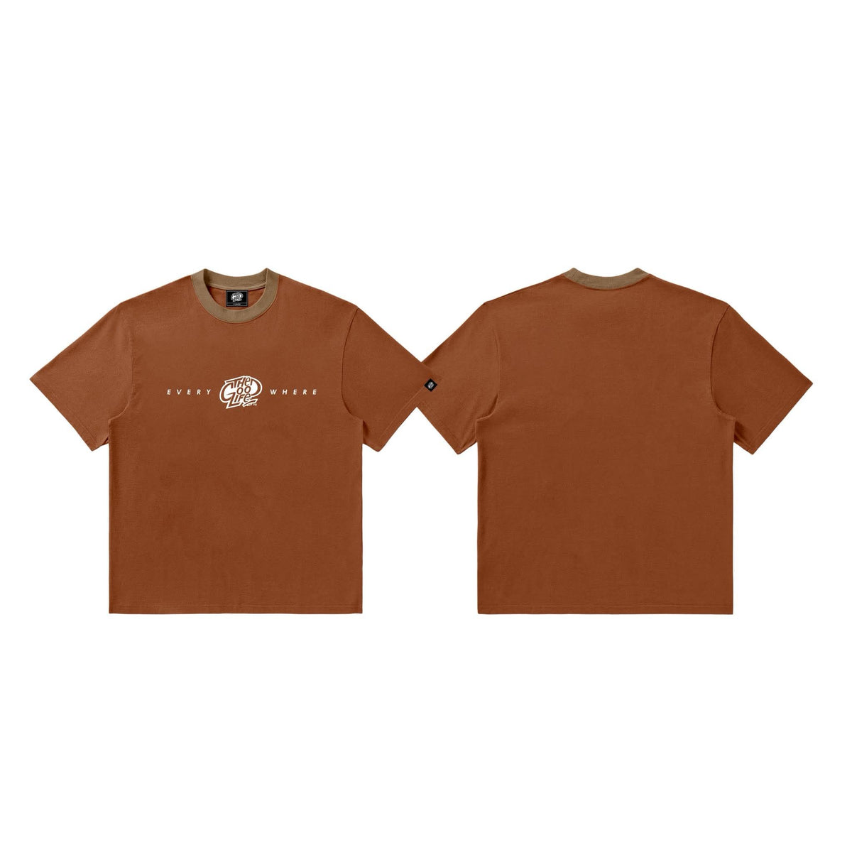 EVERYWHERE EMBRO (COLOR) INTERLOCK T-SHIRT