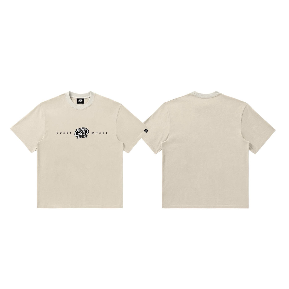 EVERYWHERE EMBRO (COLOR) INTERLOCK T-SHIRT