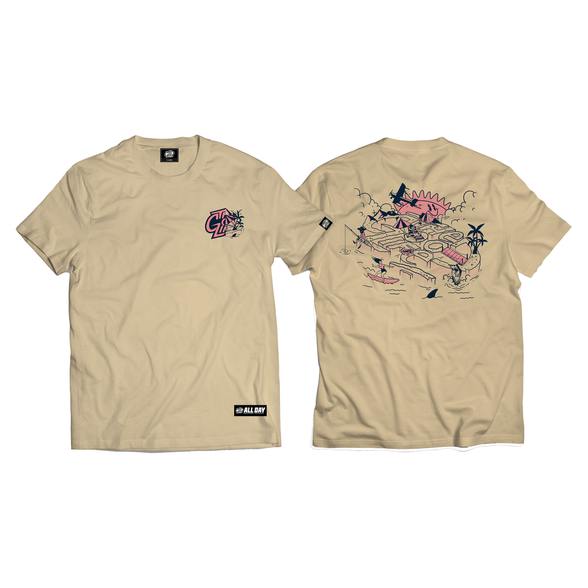 ISLAND (IVORY) T-SHIRT