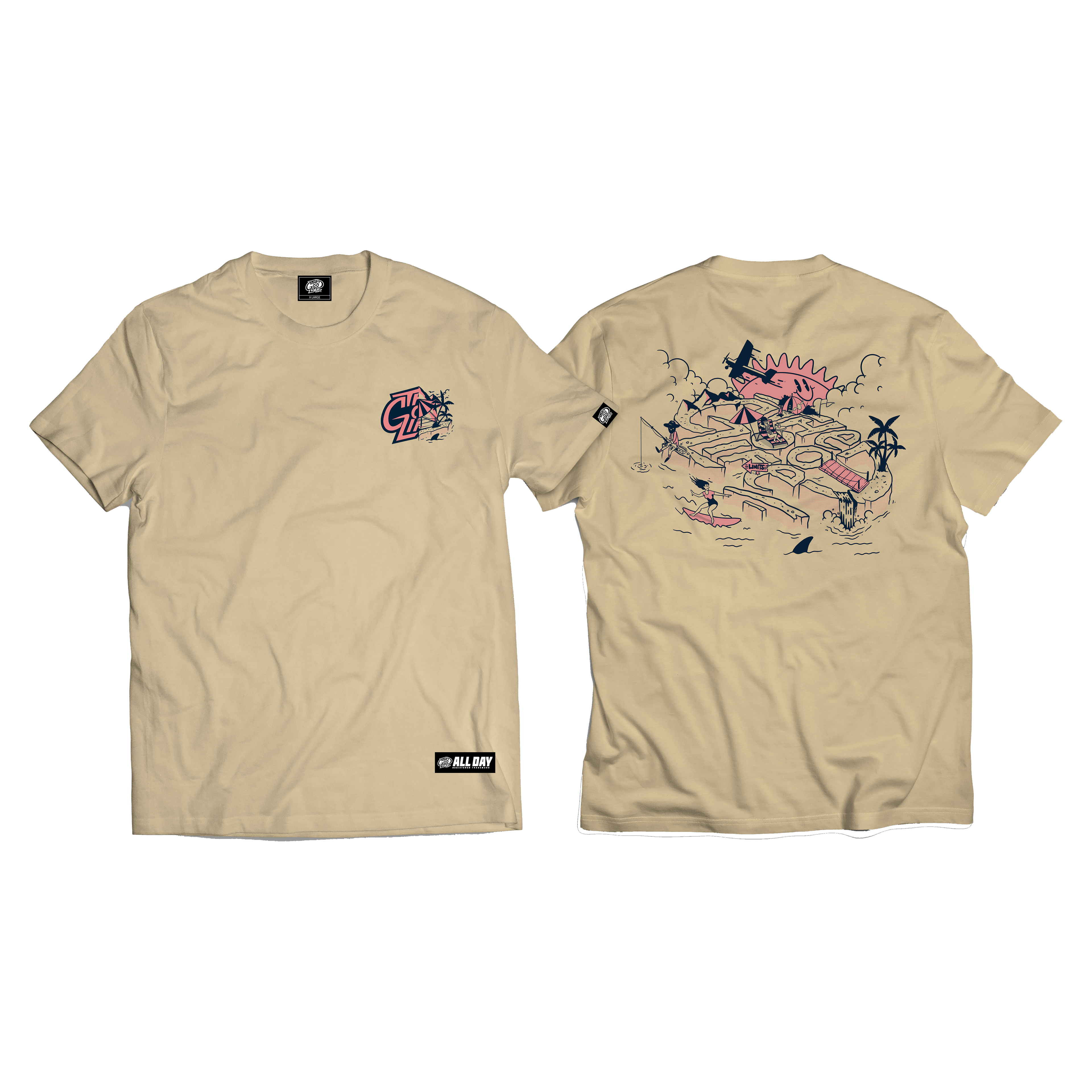 ISLAND (IVORY) T-SHIRT